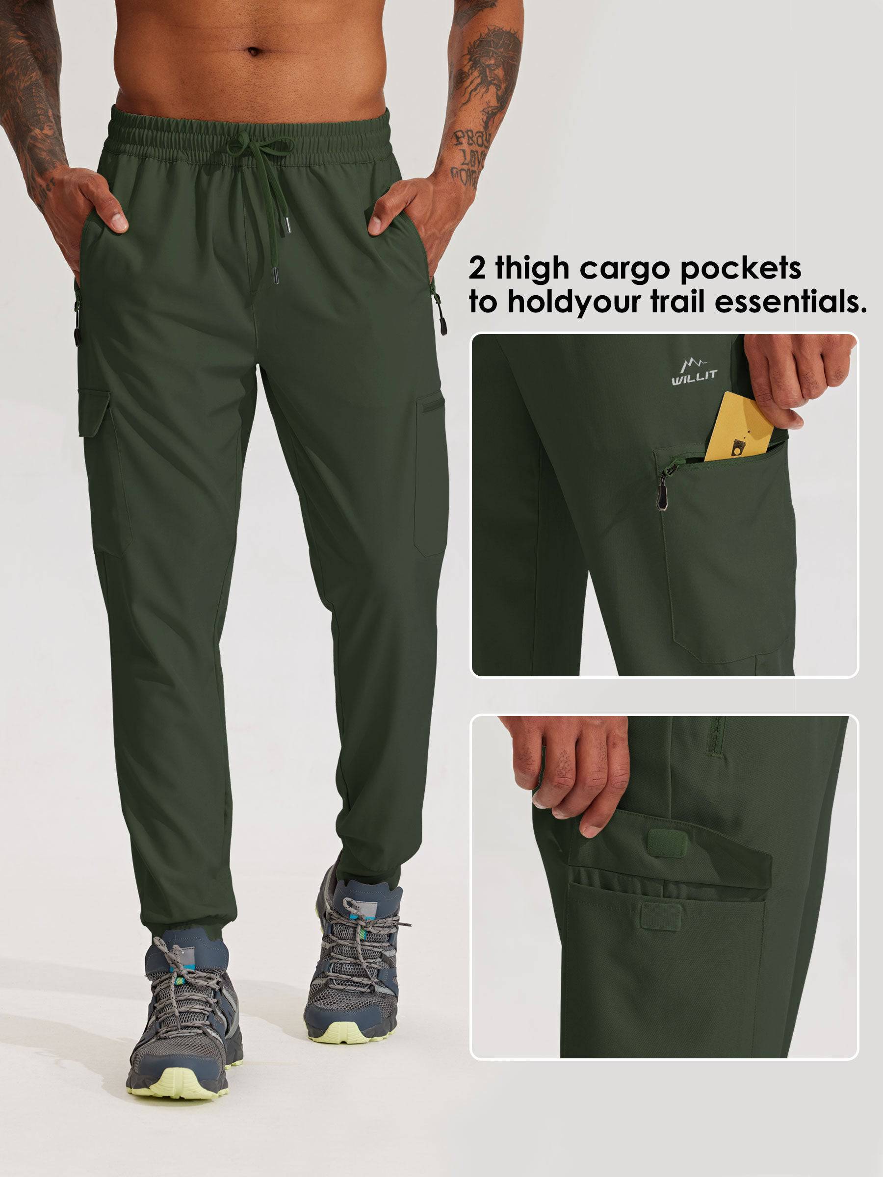 Men's Lightweight Cargo Joggers - Image 24