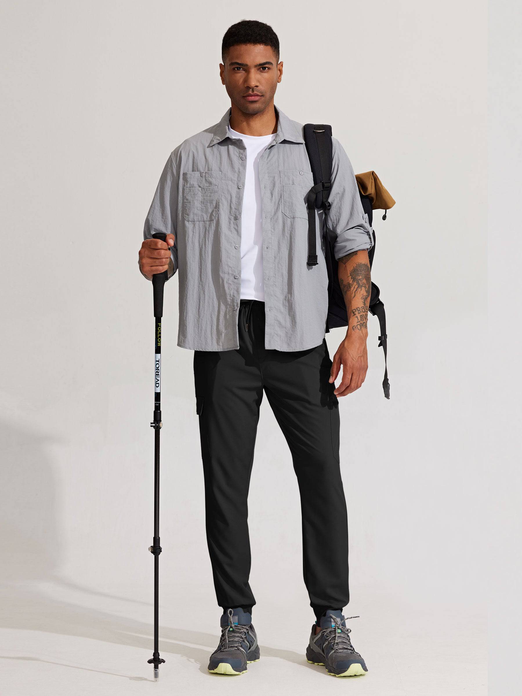 Men's Lightweight Cargo Joggers - Image 7
