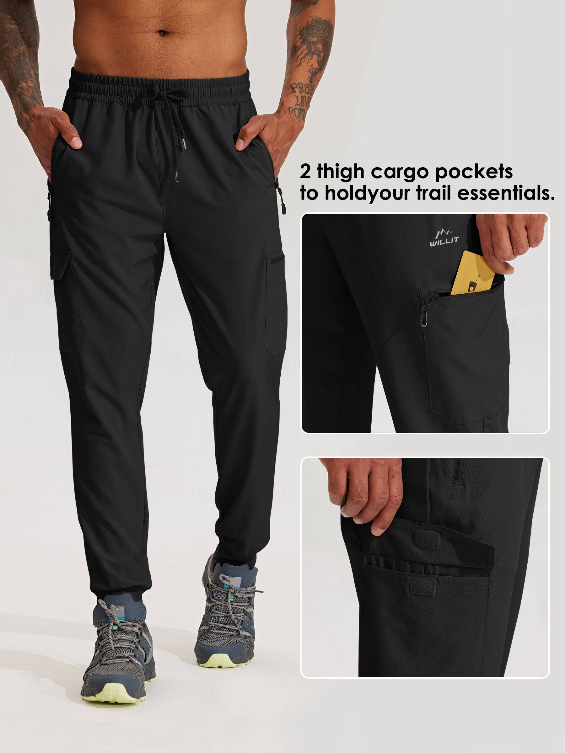Men's Lightweight Cargo Joggers - Image 10