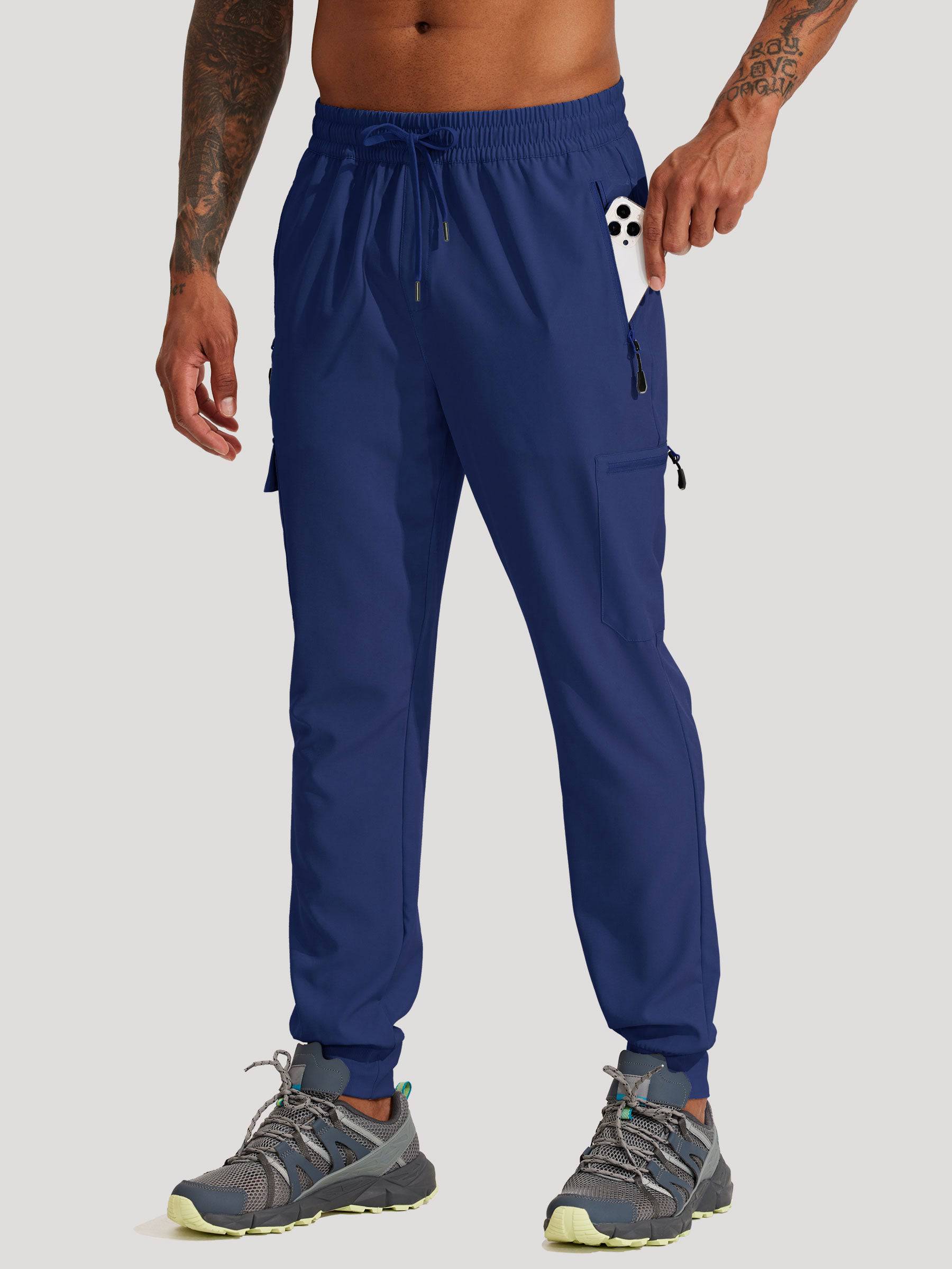 Men's Lightweight Cargo Joggers - Image 45