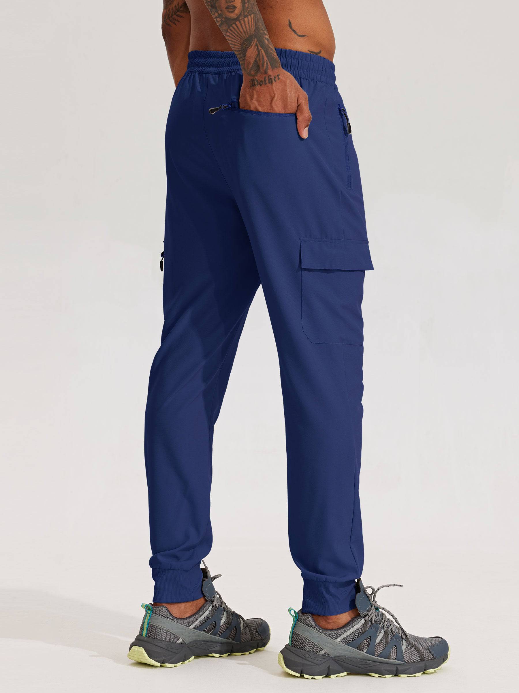 Men's Lightweight Cargo Joggers - Image 46