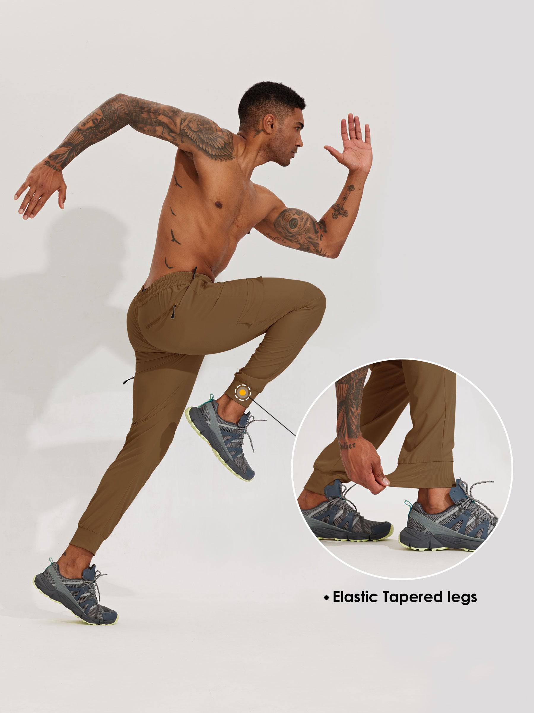 Men's Lightweight Cargo Joggers - Image 3