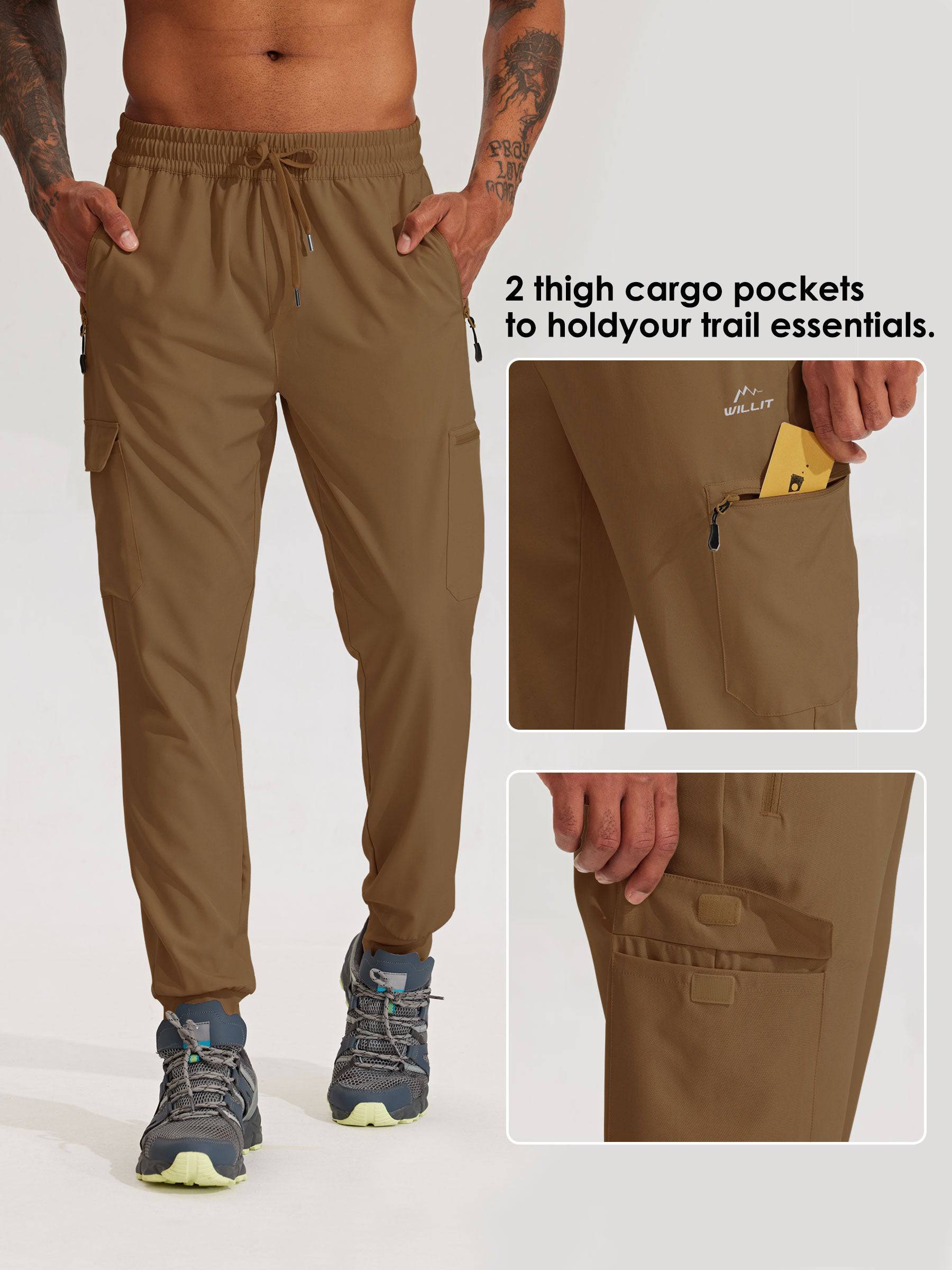 Men's Lightweight Cargo Joggers - Image 4