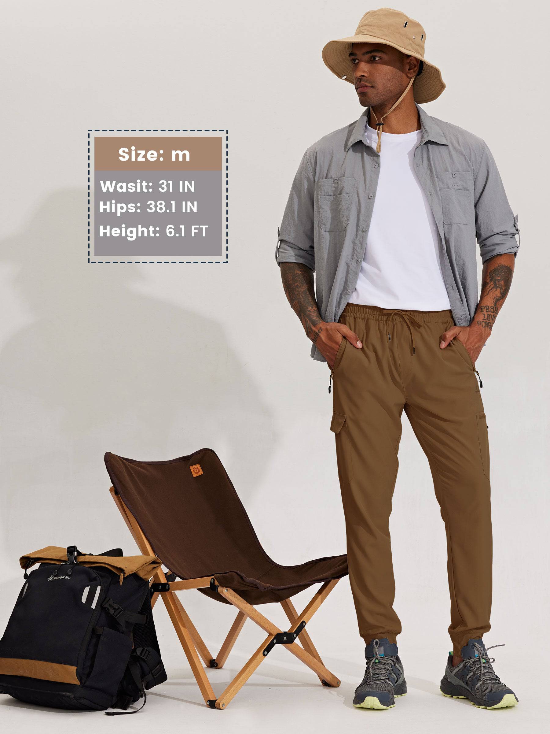 Men's Lightweight Cargo Joggers - Image 5