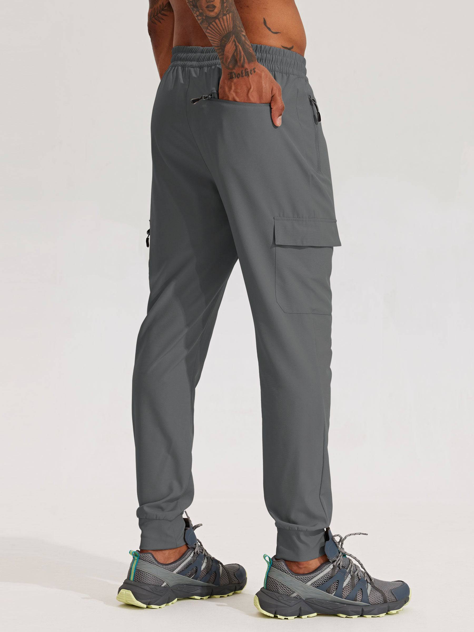 Men's Lightweight Cargo Joggers - Image 14