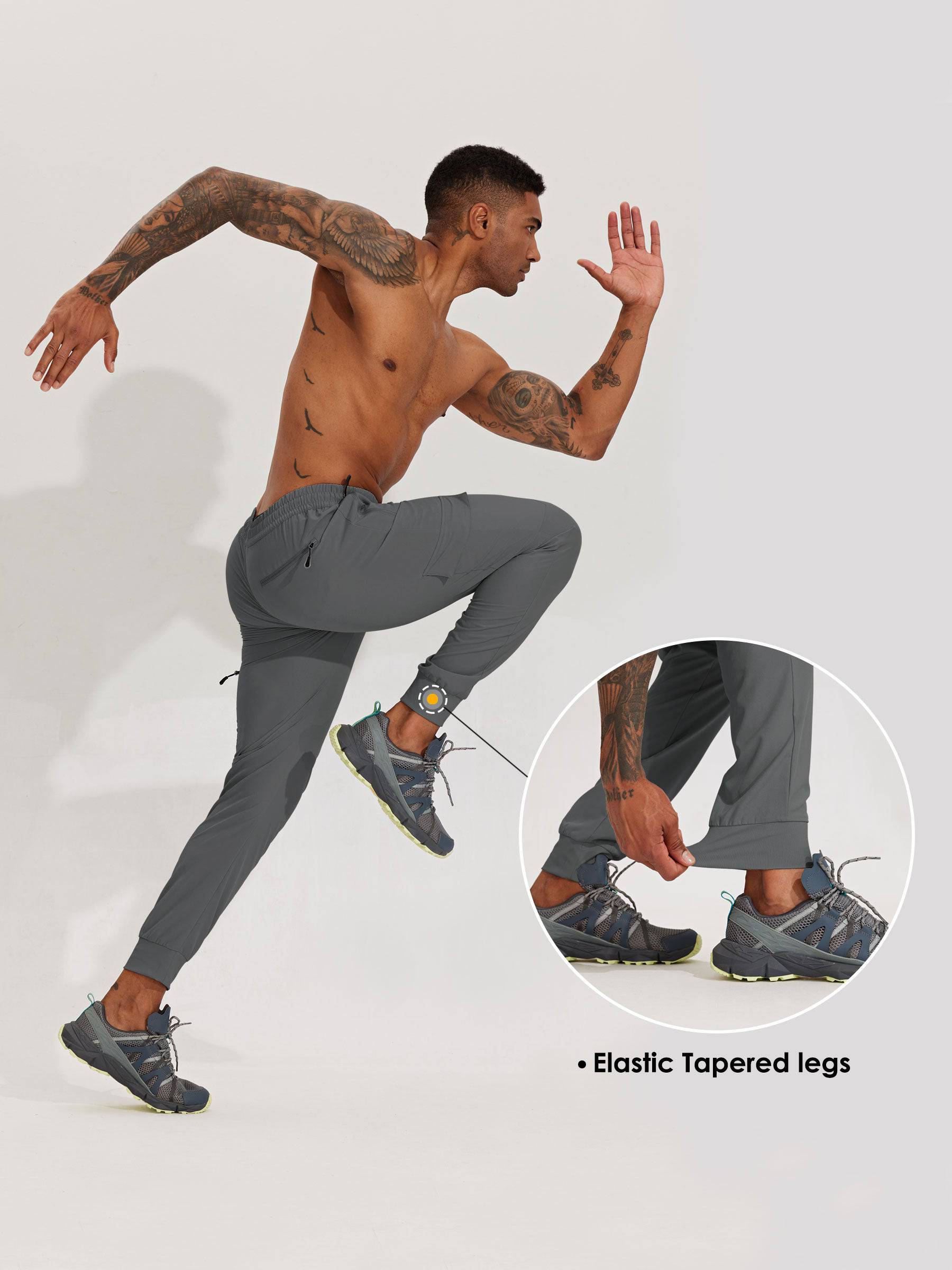 Men's Lightweight Cargo Joggers - Image 16