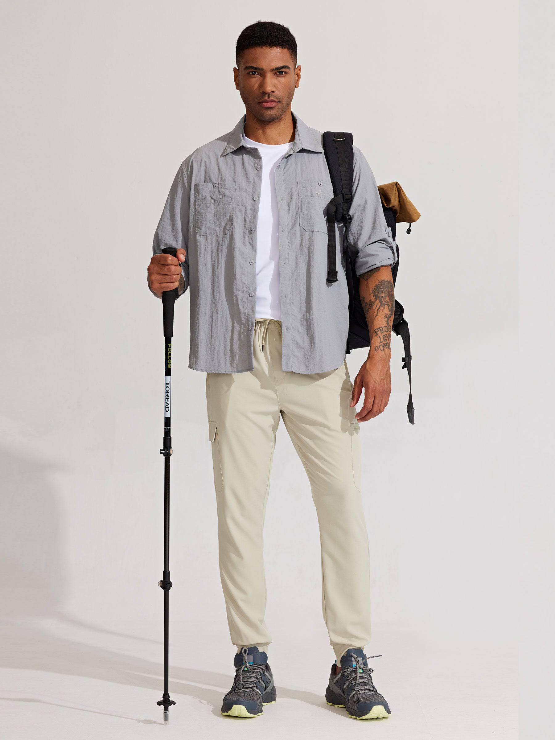 Men's Lightweight Cargo Joggers - Image 40