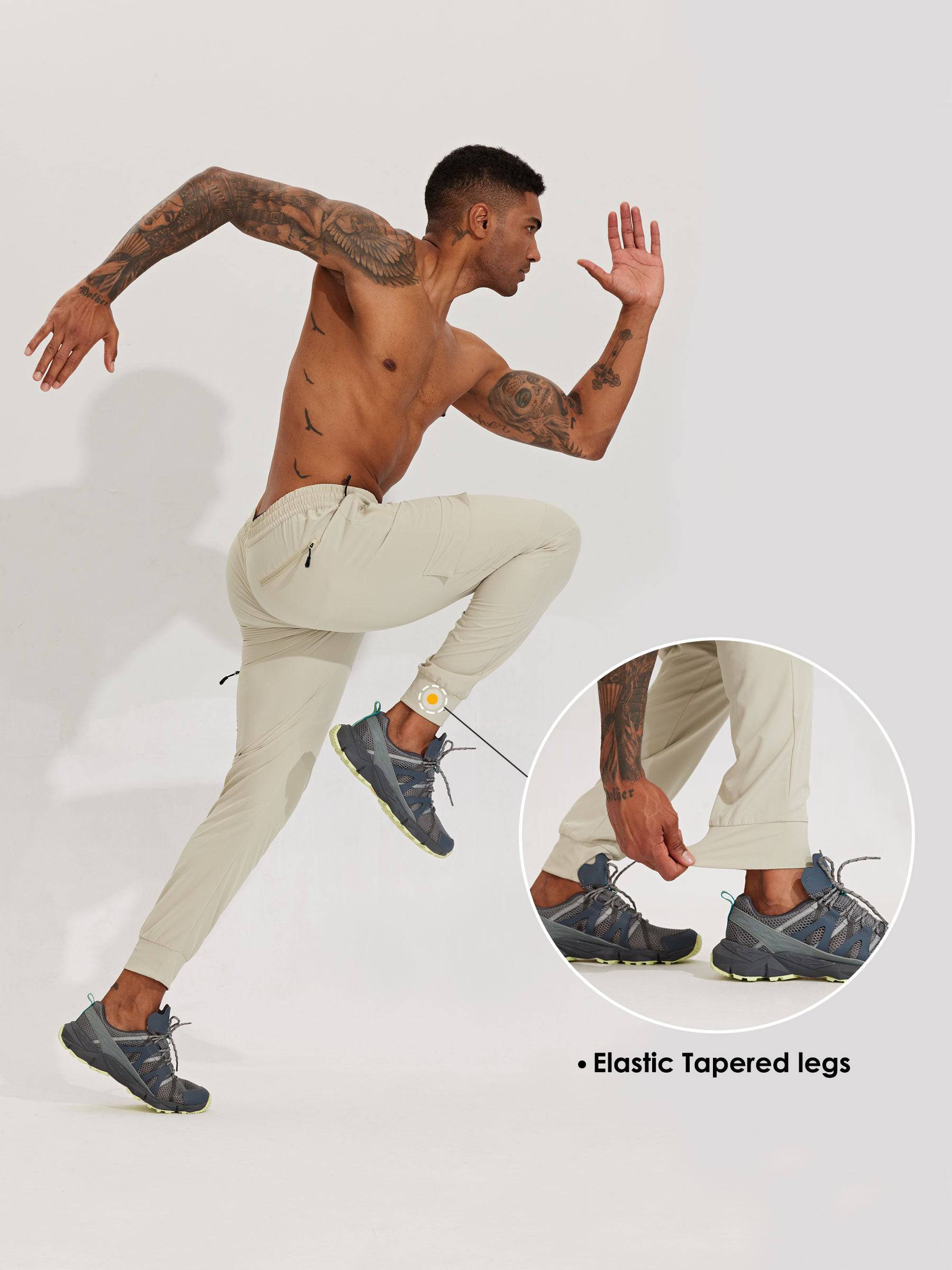 Men's Lightweight Cargo Joggers - Image 43