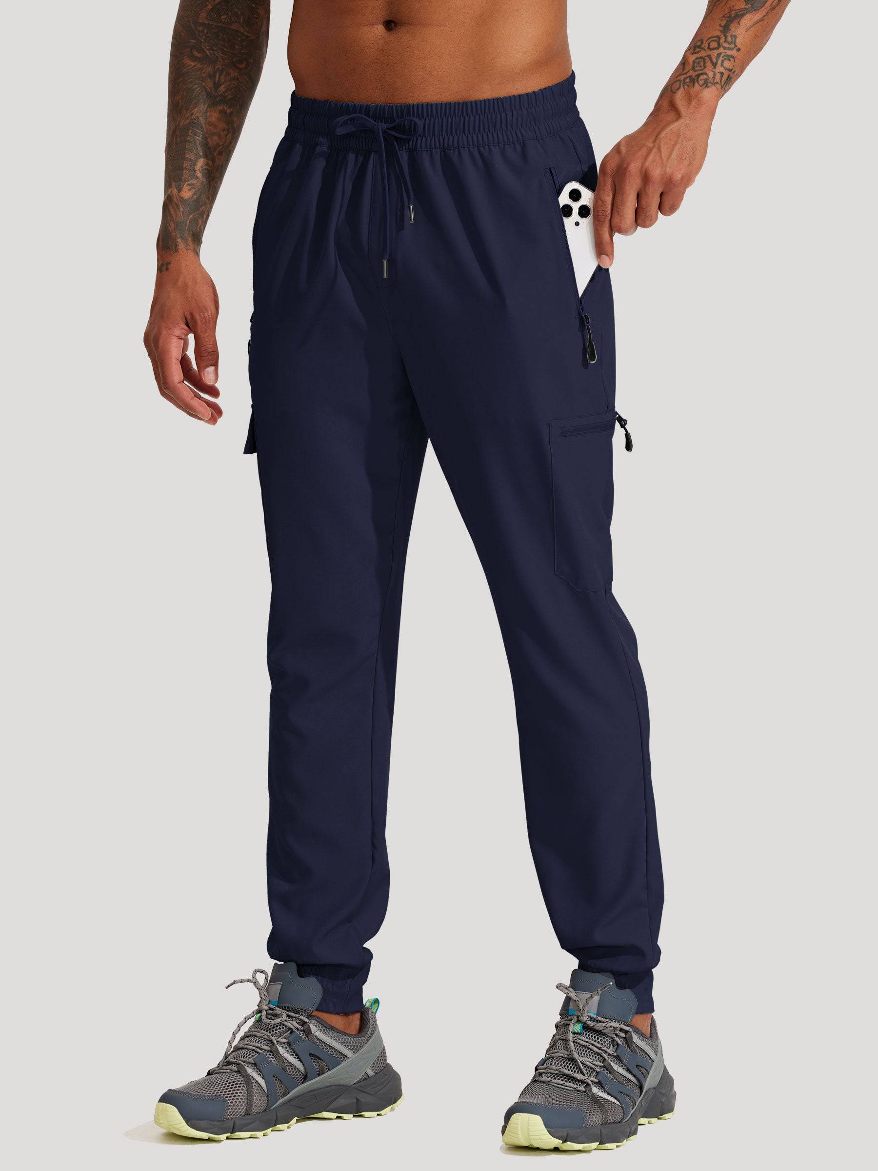 Men's Lightweight Cargo Joggers - Image 32