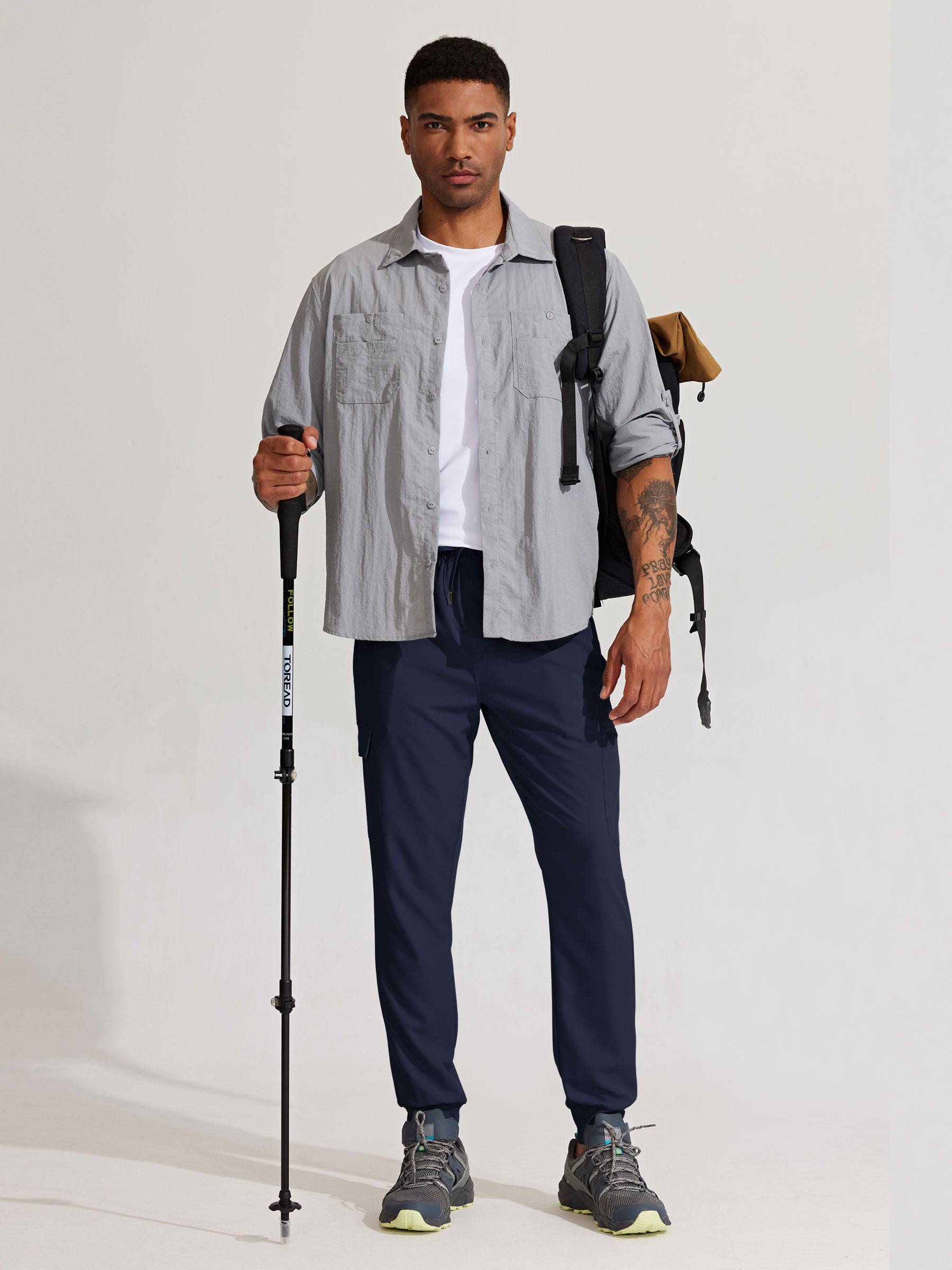Men's Lightweight Cargo Joggers - Image 33