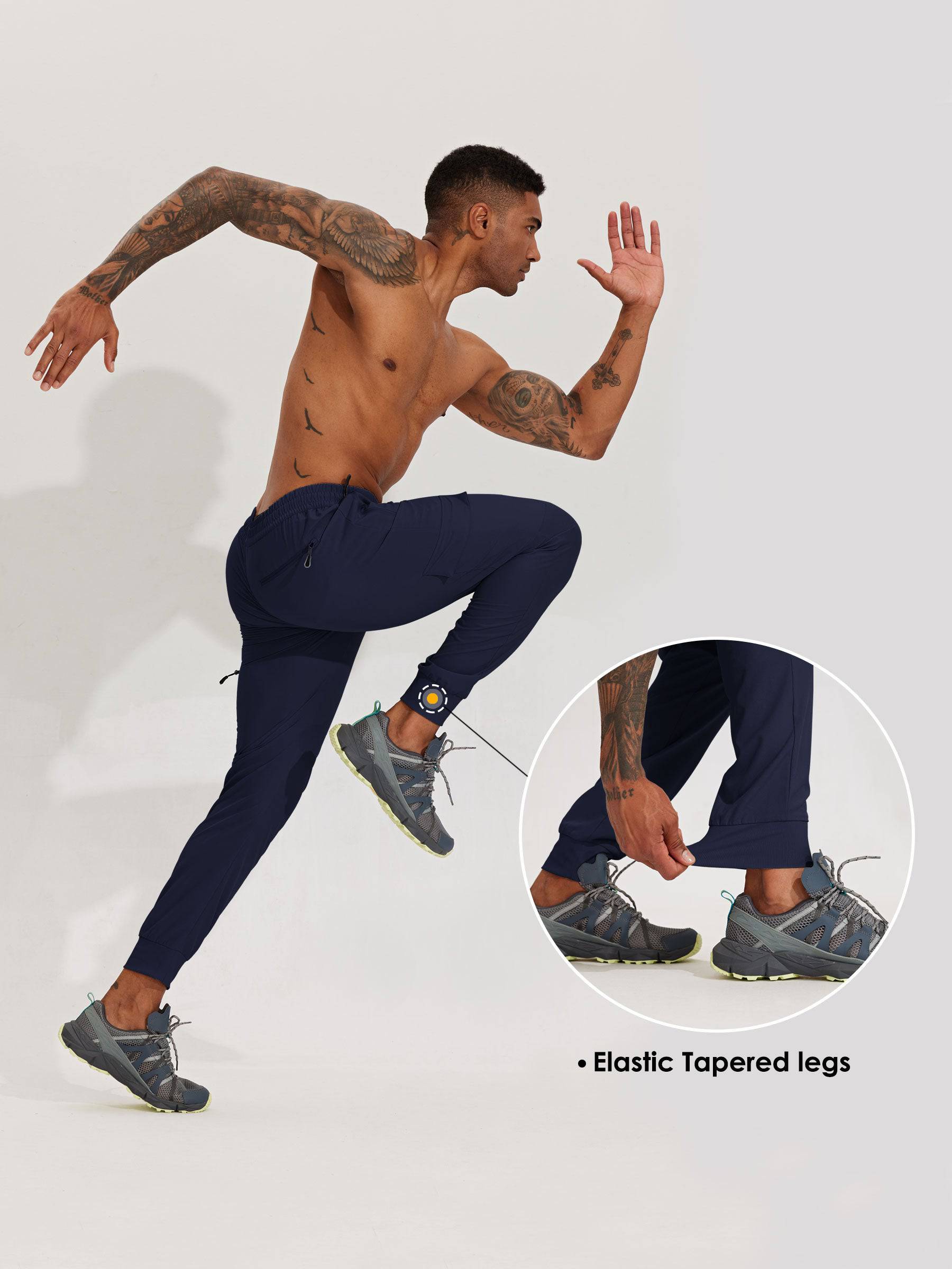Men's Lightweight Cargo Joggers - Image 36