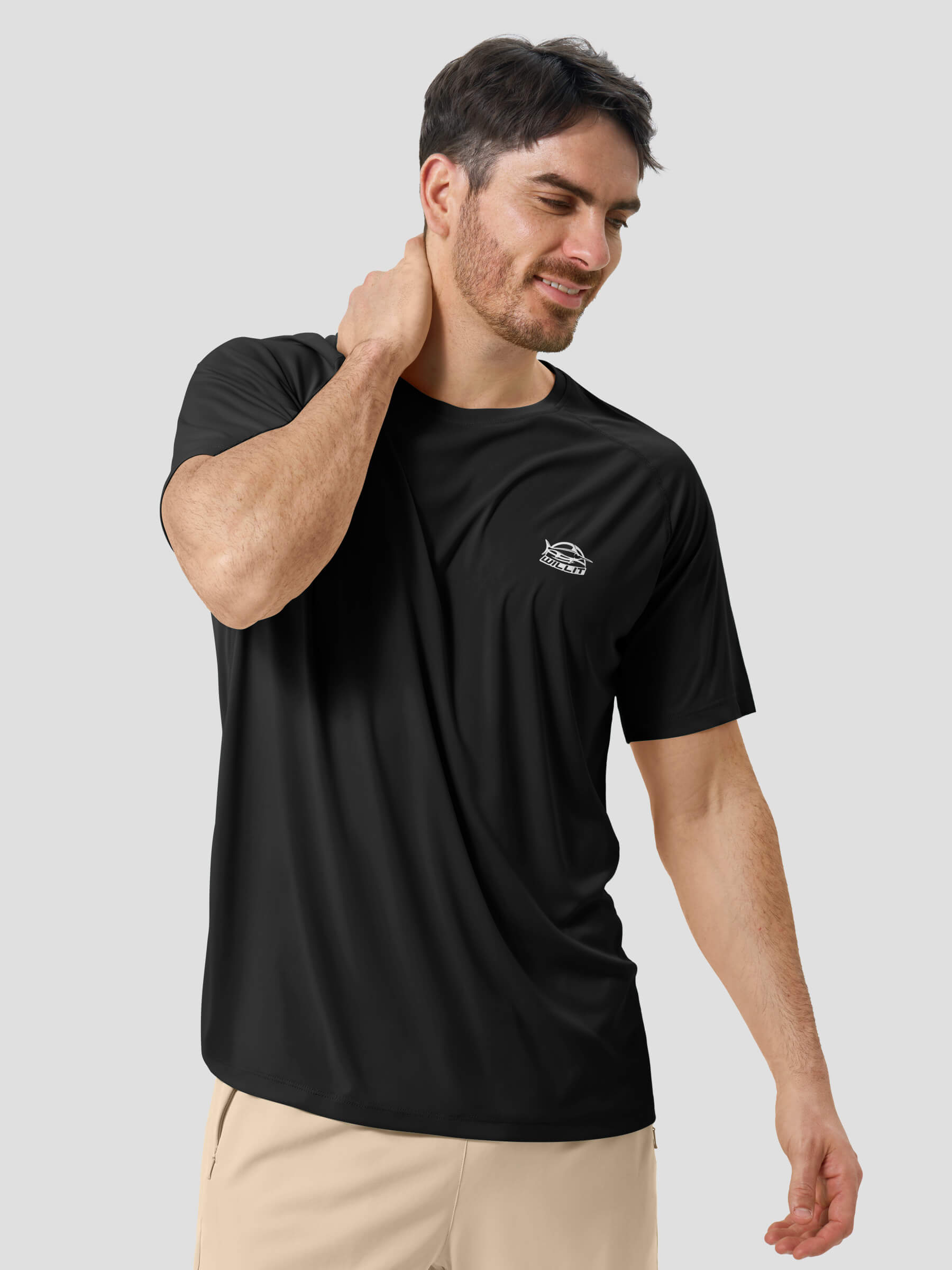 Men's Sun Protection Crew Neck T-Shirt - Image 19
