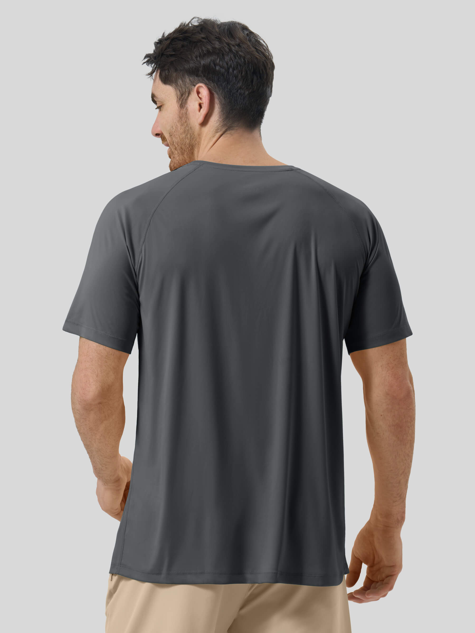 Men's Sun Protection Crew Neck T-Shirt - Image 4