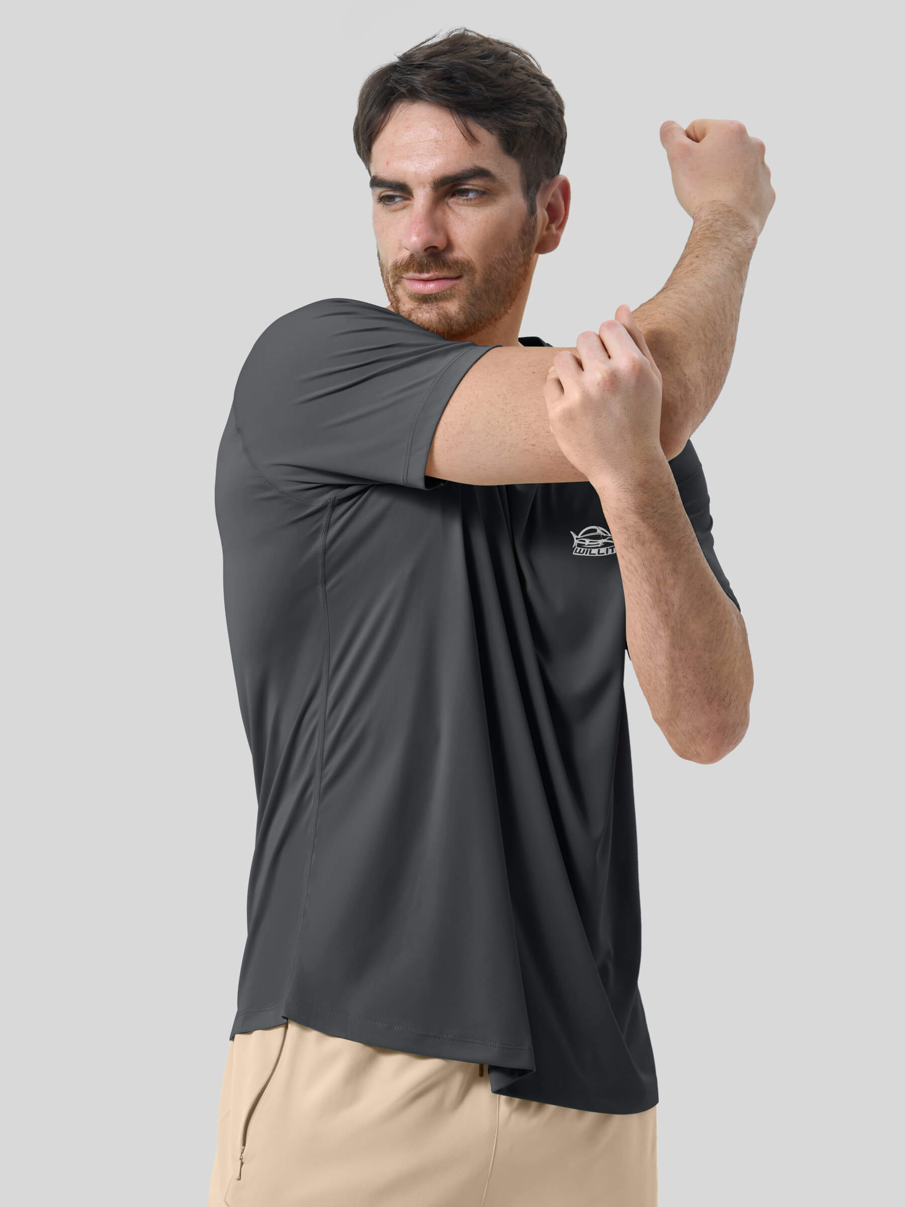 Men's Sun Protection Crew Neck T-Shirt - Image 2