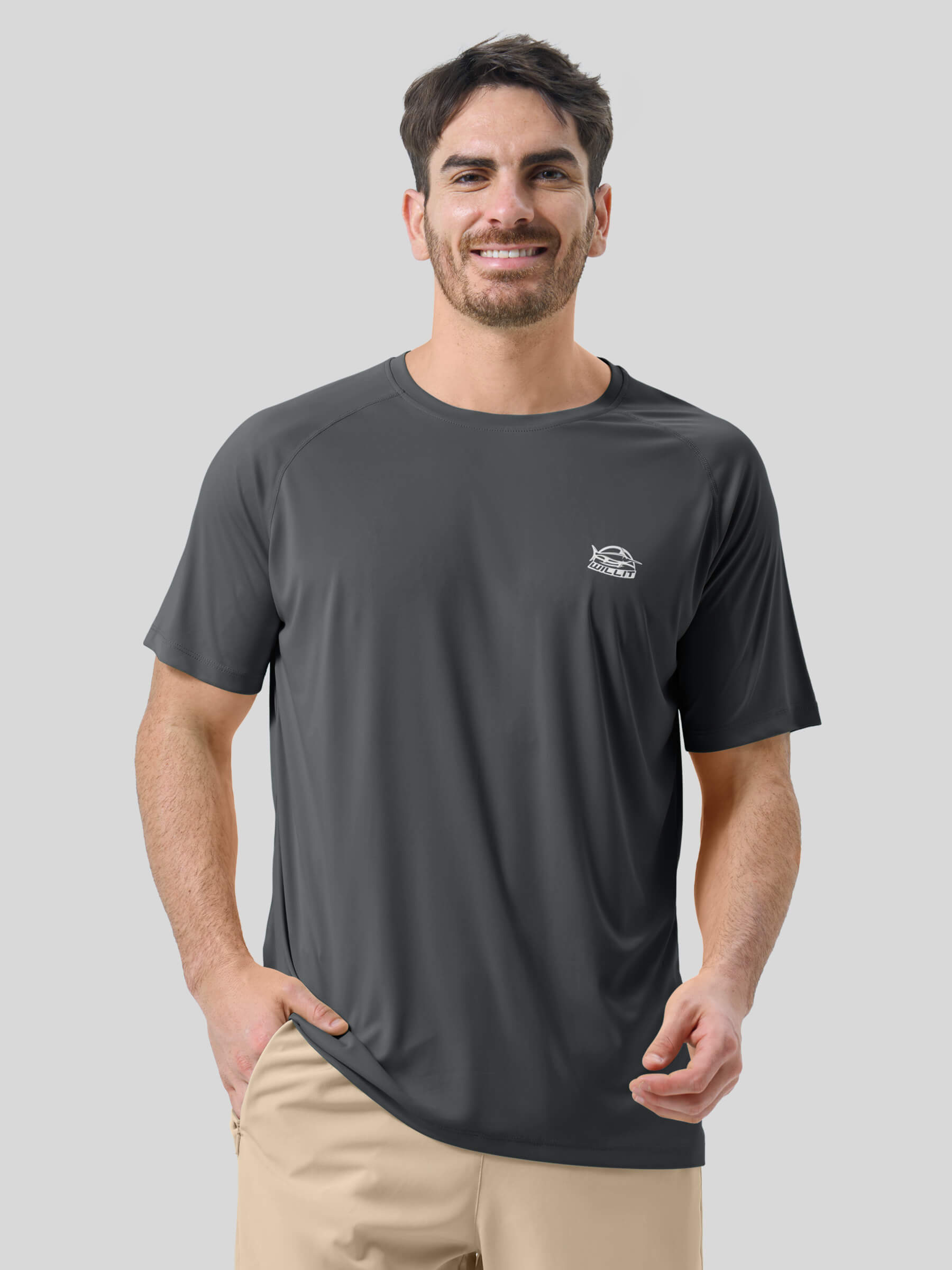 Men's Sun Protection Crew Neck T-Shirt - Image 3