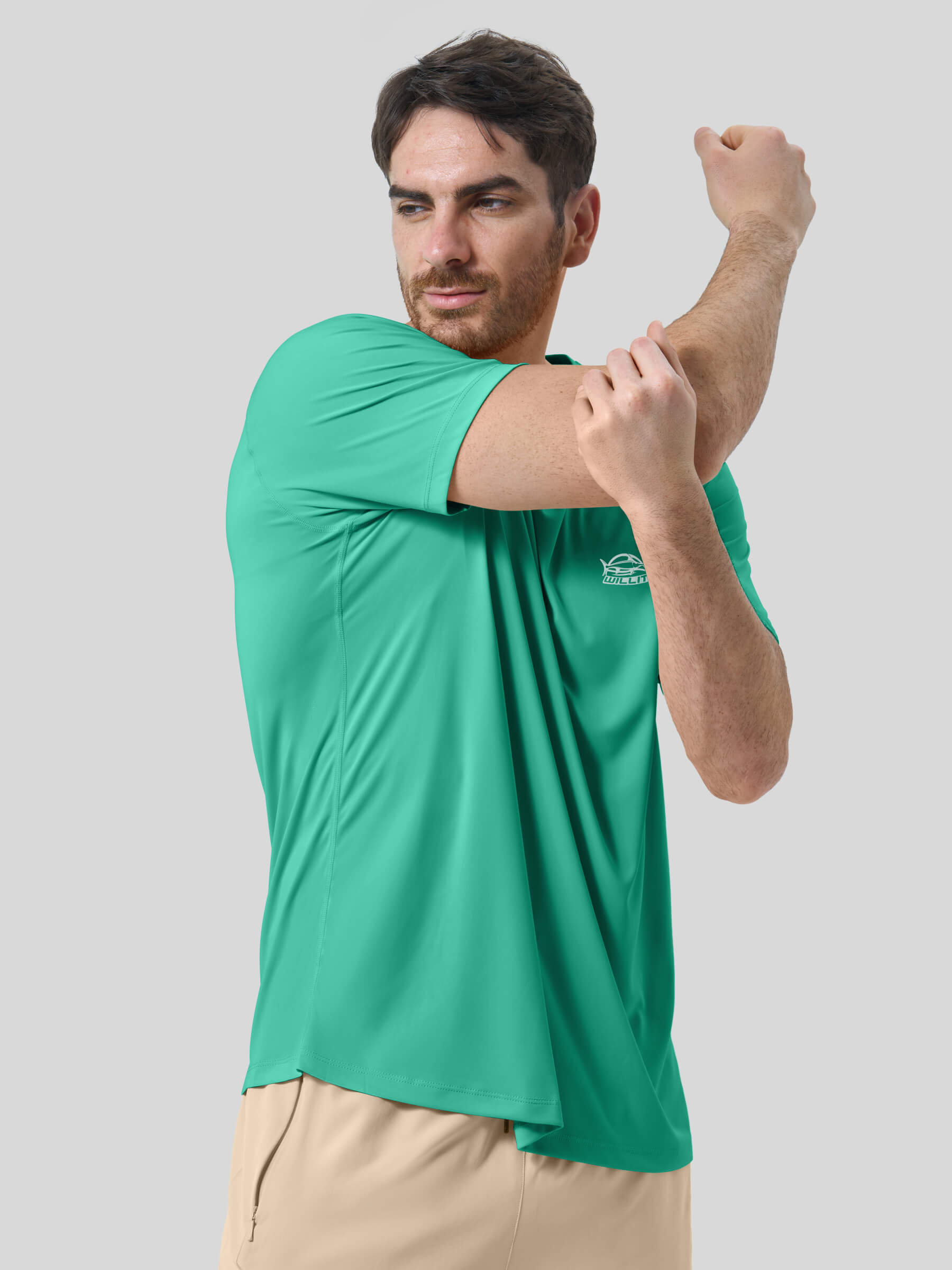 Men's Sun Protection Crew Neck T-Shirt - Image 57