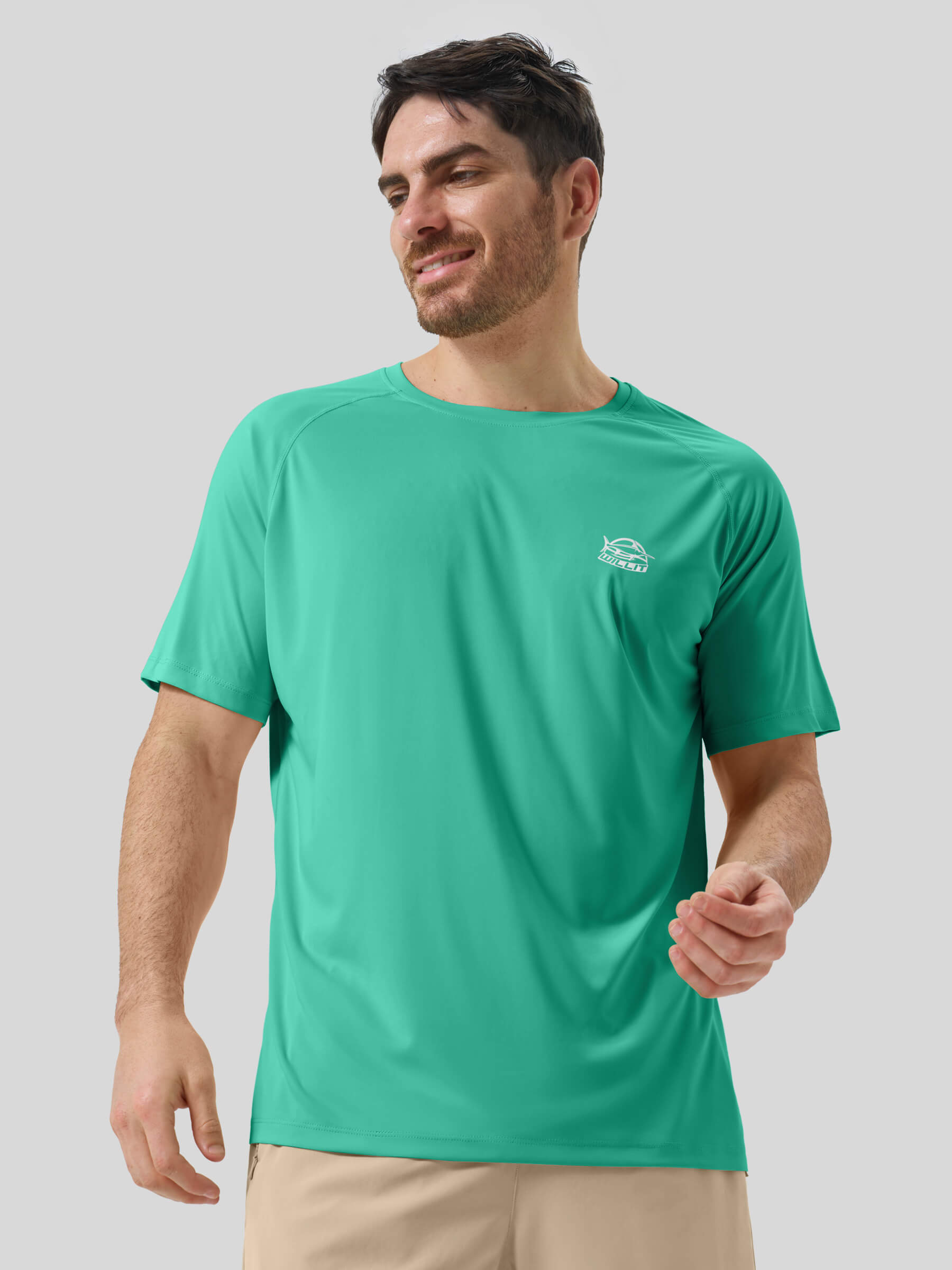 Men's Sun Protection Crew Neck T-Shirt - Image 55