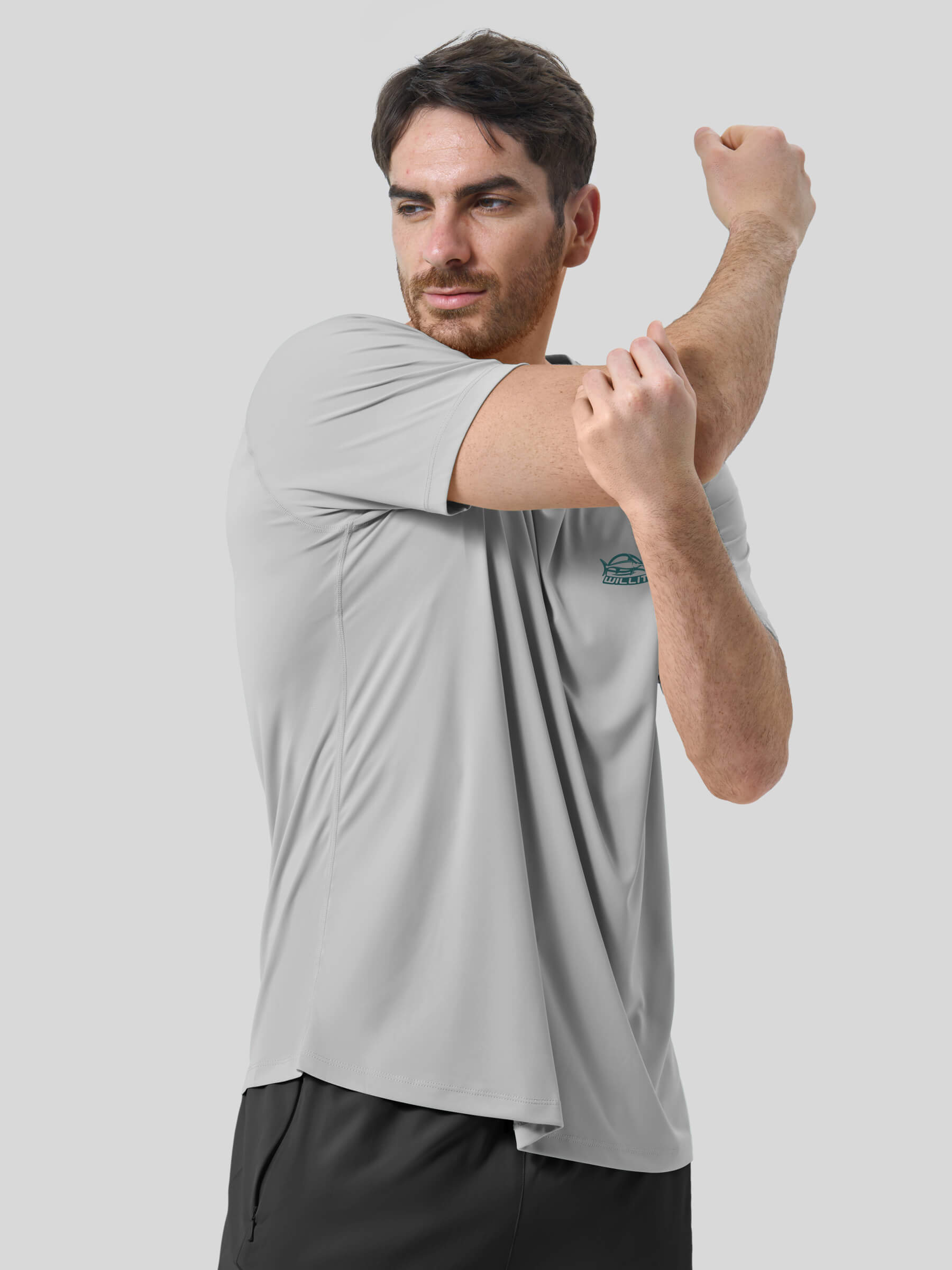 Men's Sun Protection Crew Neck T-Shirt - Image 36