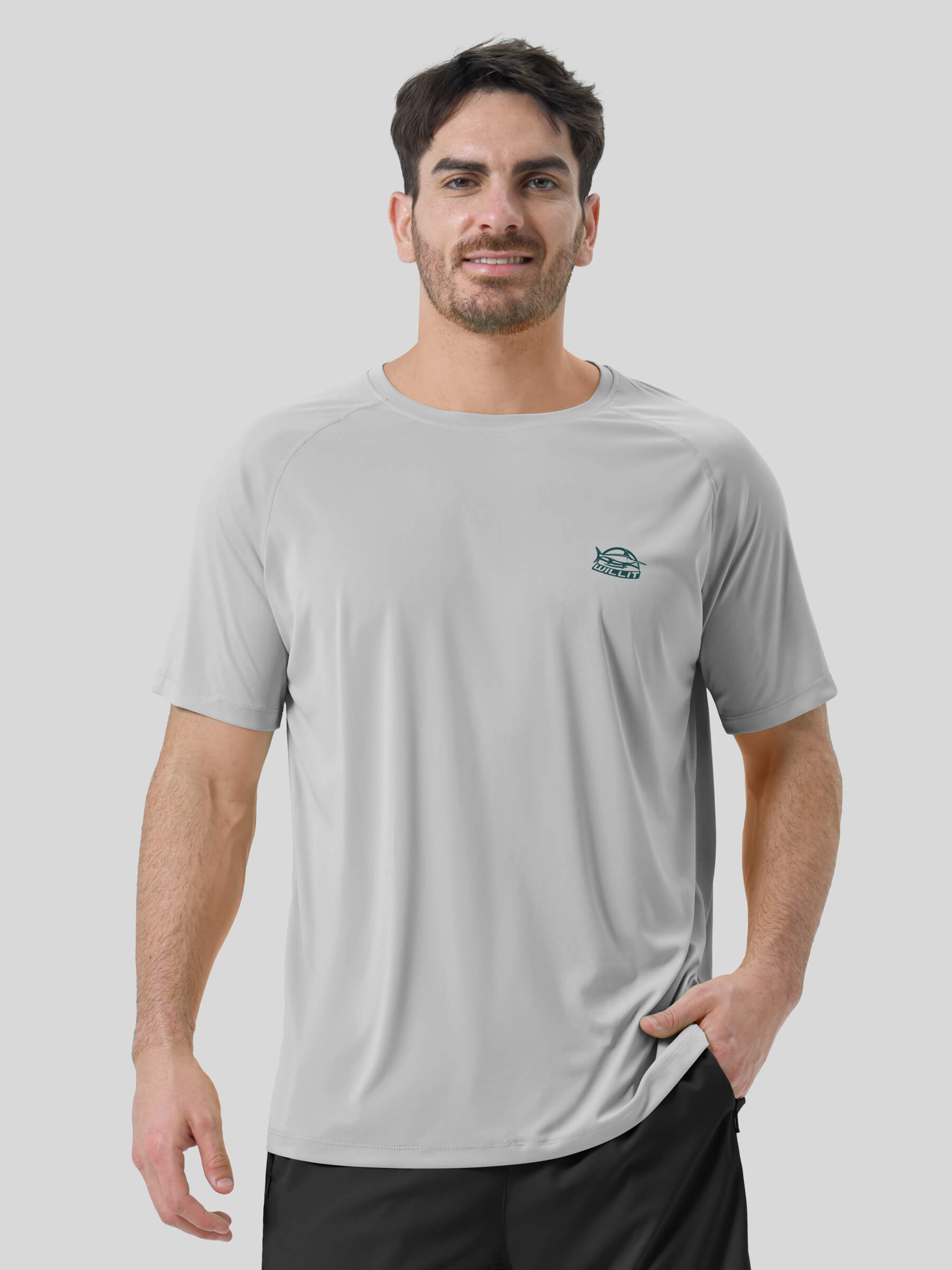 Men's Sun Protection Crew Neck T-Shirt - Image 34