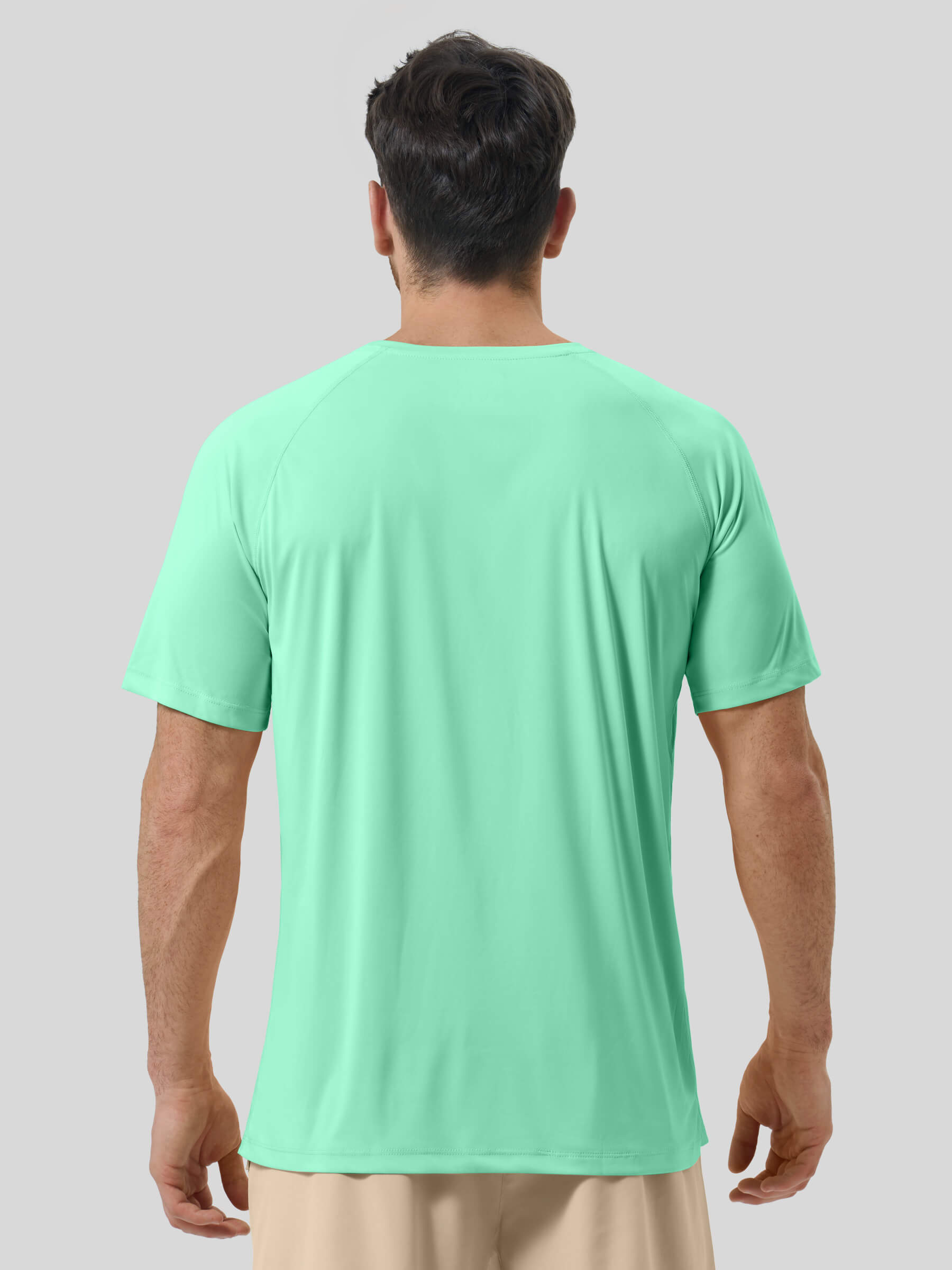 Men's Sun Protection Crew Neck T-Shirt - Image 40