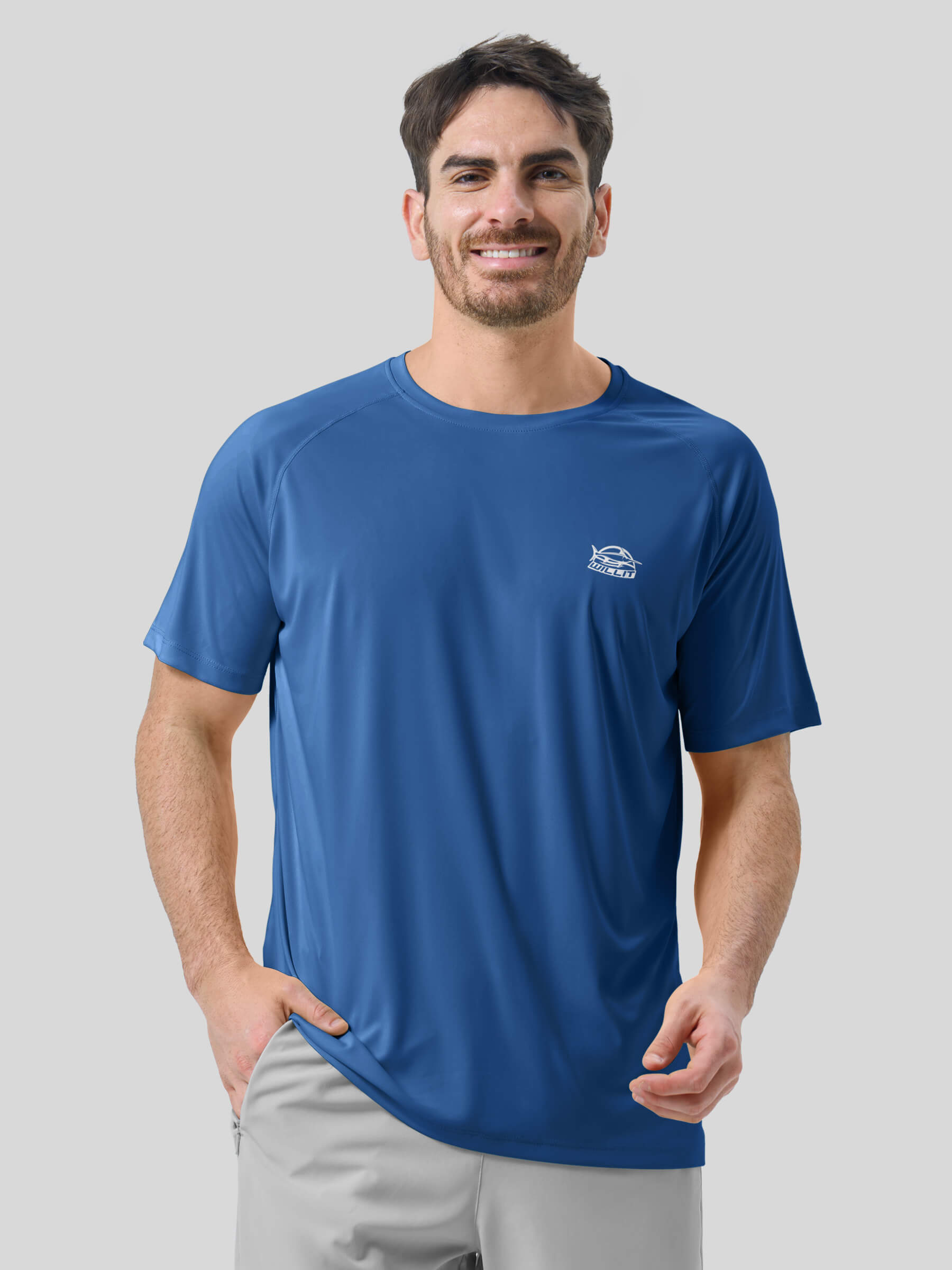 Men's Sun Protection Crew Neck T-Shirt - Image 8