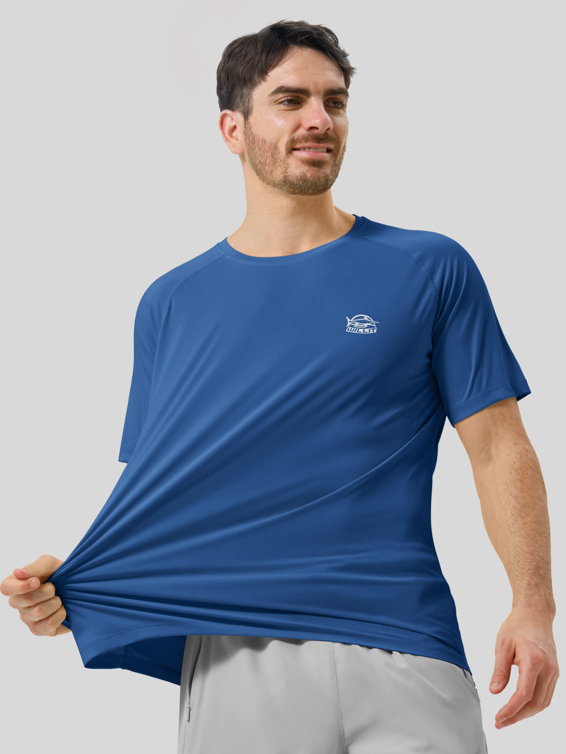 Men's Sun Protection Crew Neck T-Shirt - Image 9