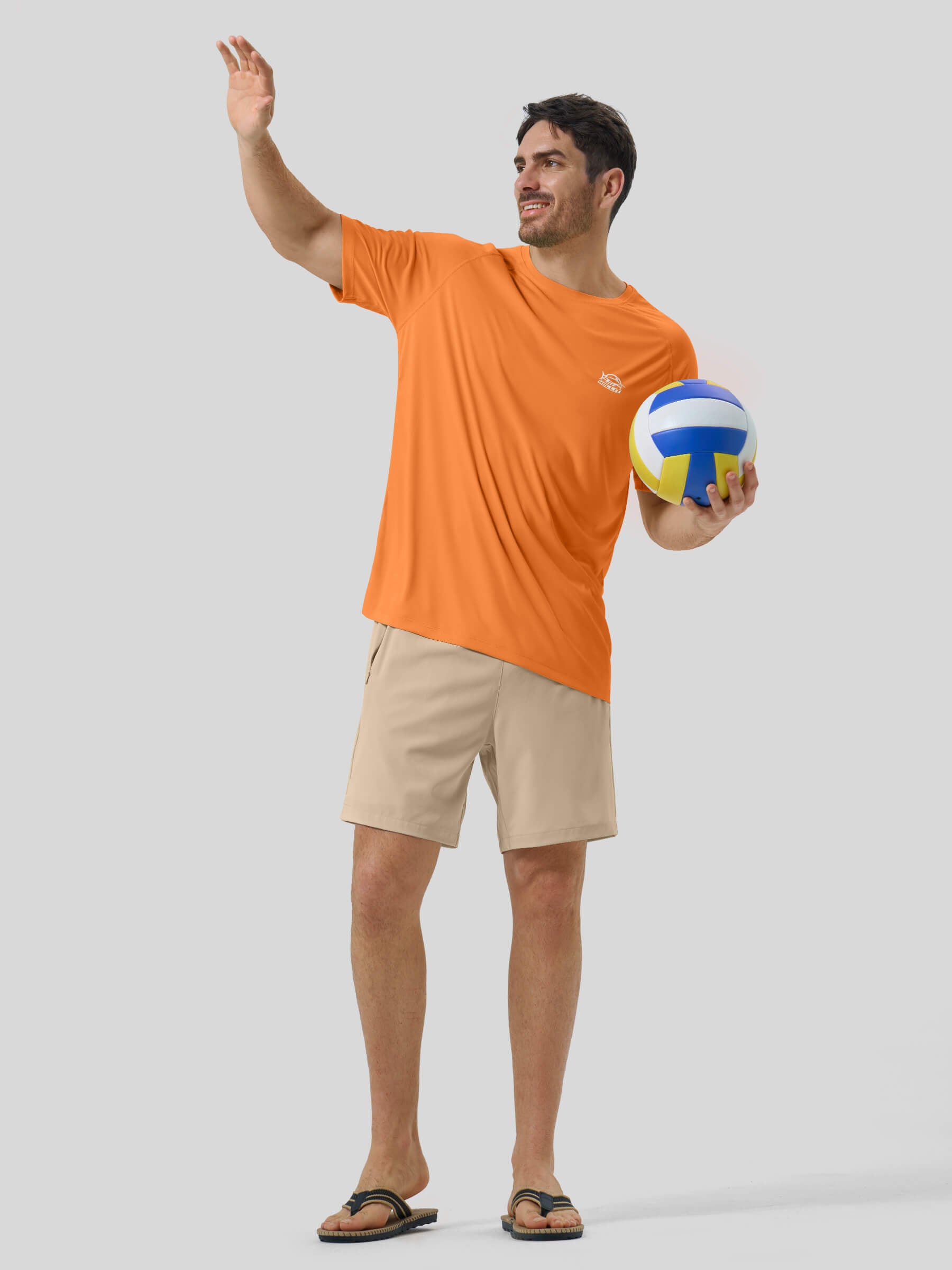Men's Sun Protection Crew Neck T-Shirt - Image 49