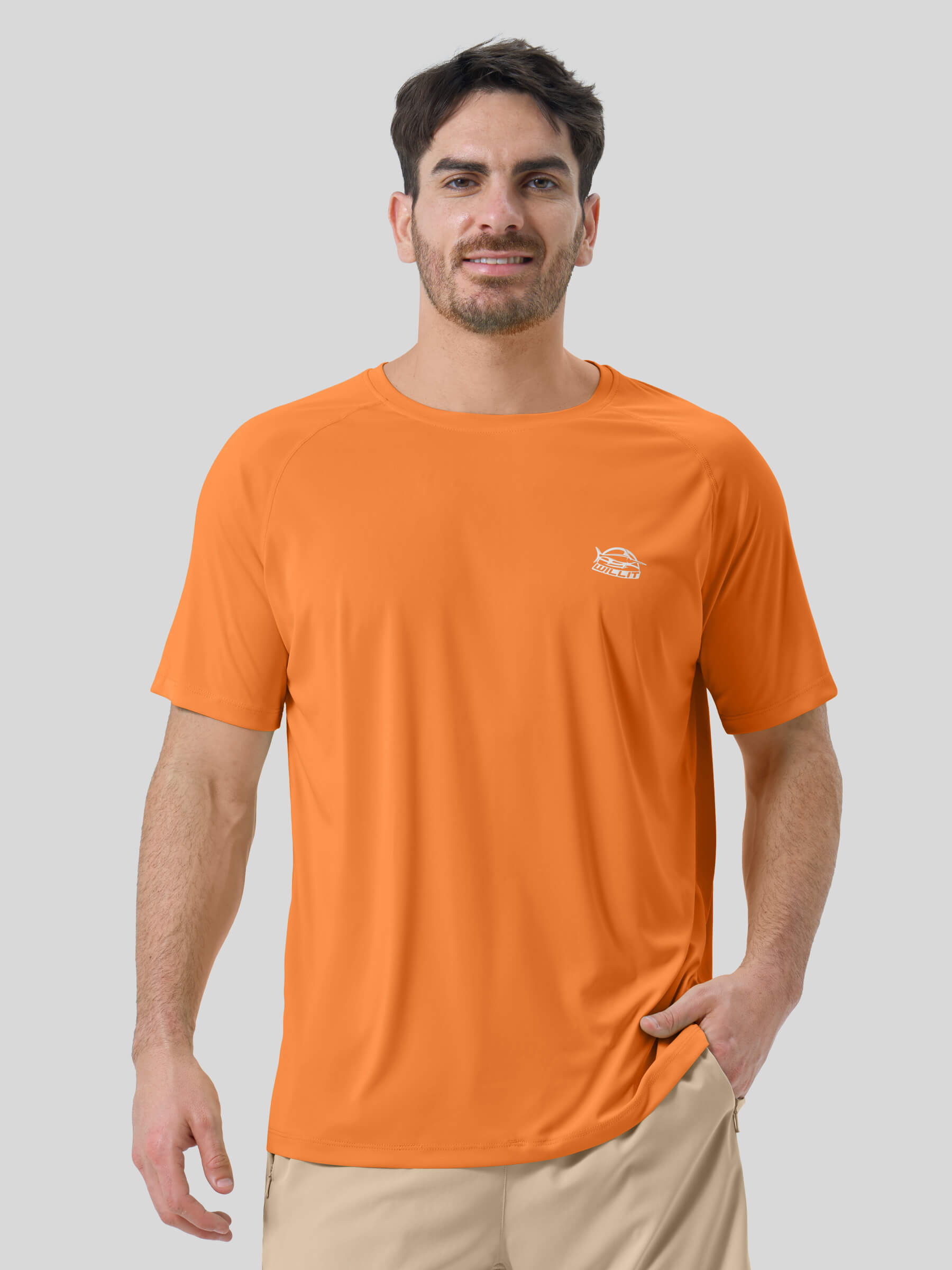 Men's Sun Protection Crew Neck T-Shirt - Image 48