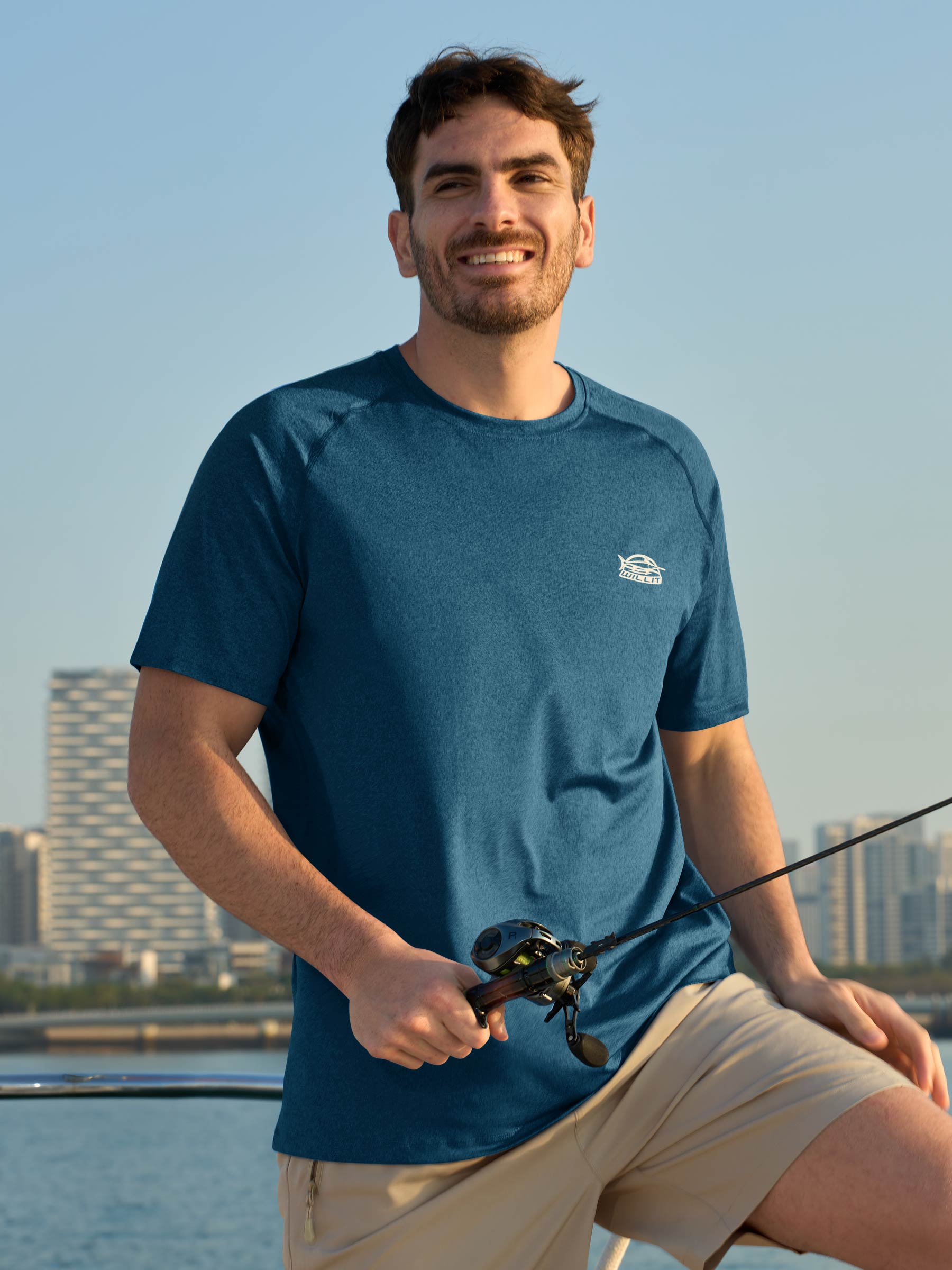 Men's Sun Protection Crew Neck T-Shirt - Image 68
