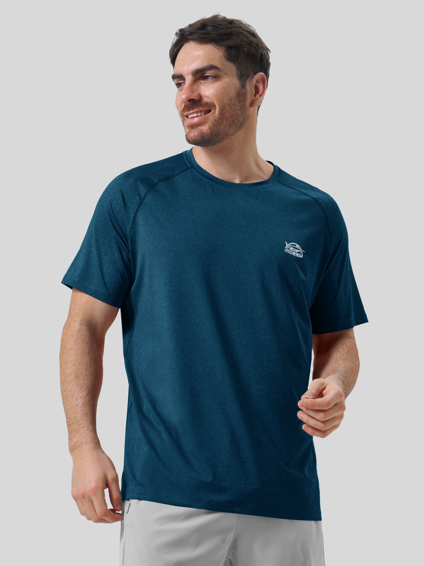 Men's Sun Protection Crew Neck T-Shirt - Image 70