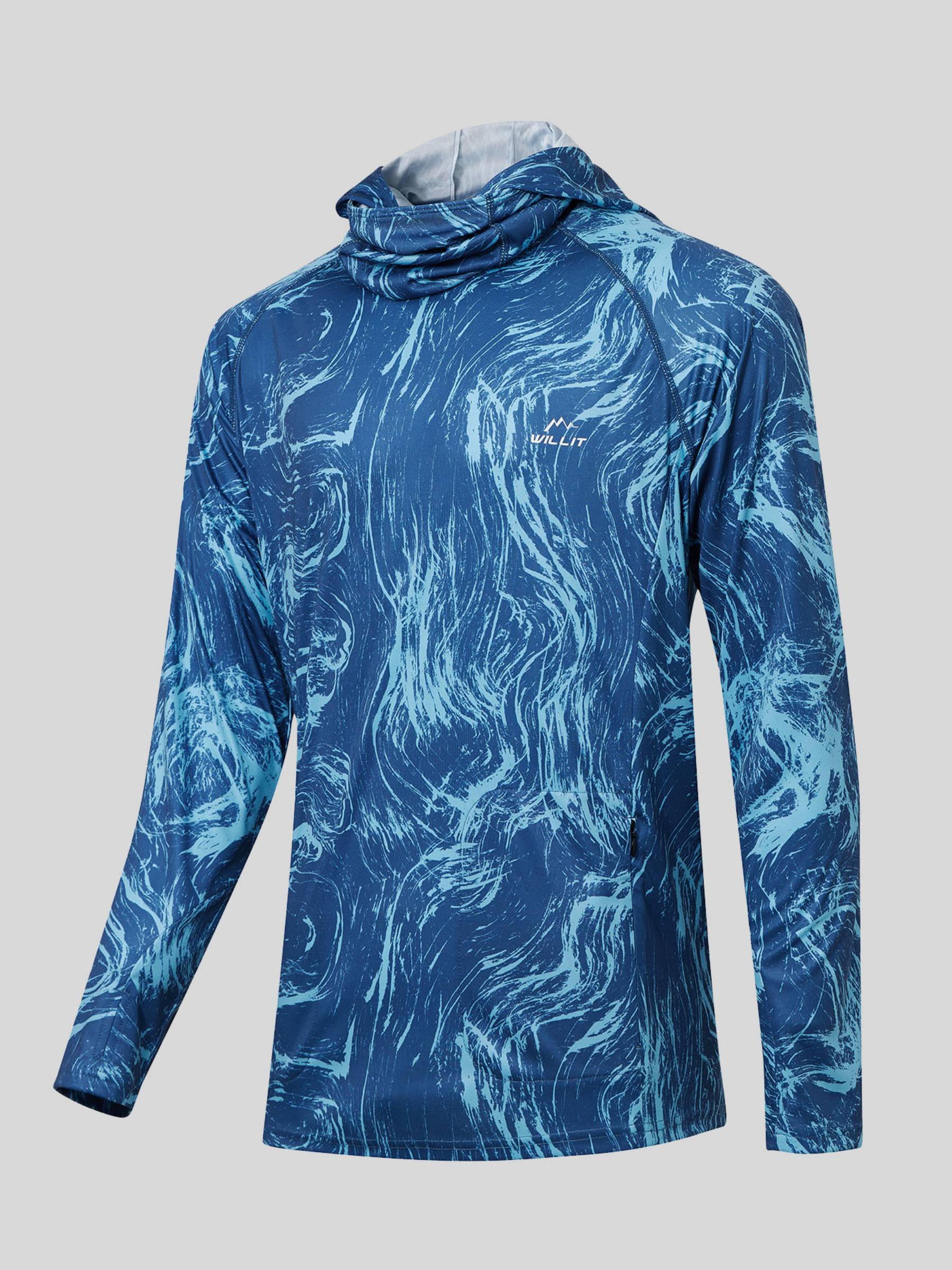 Men's Sun Protection Hoodie Shirts UPF 50+ - Image 25