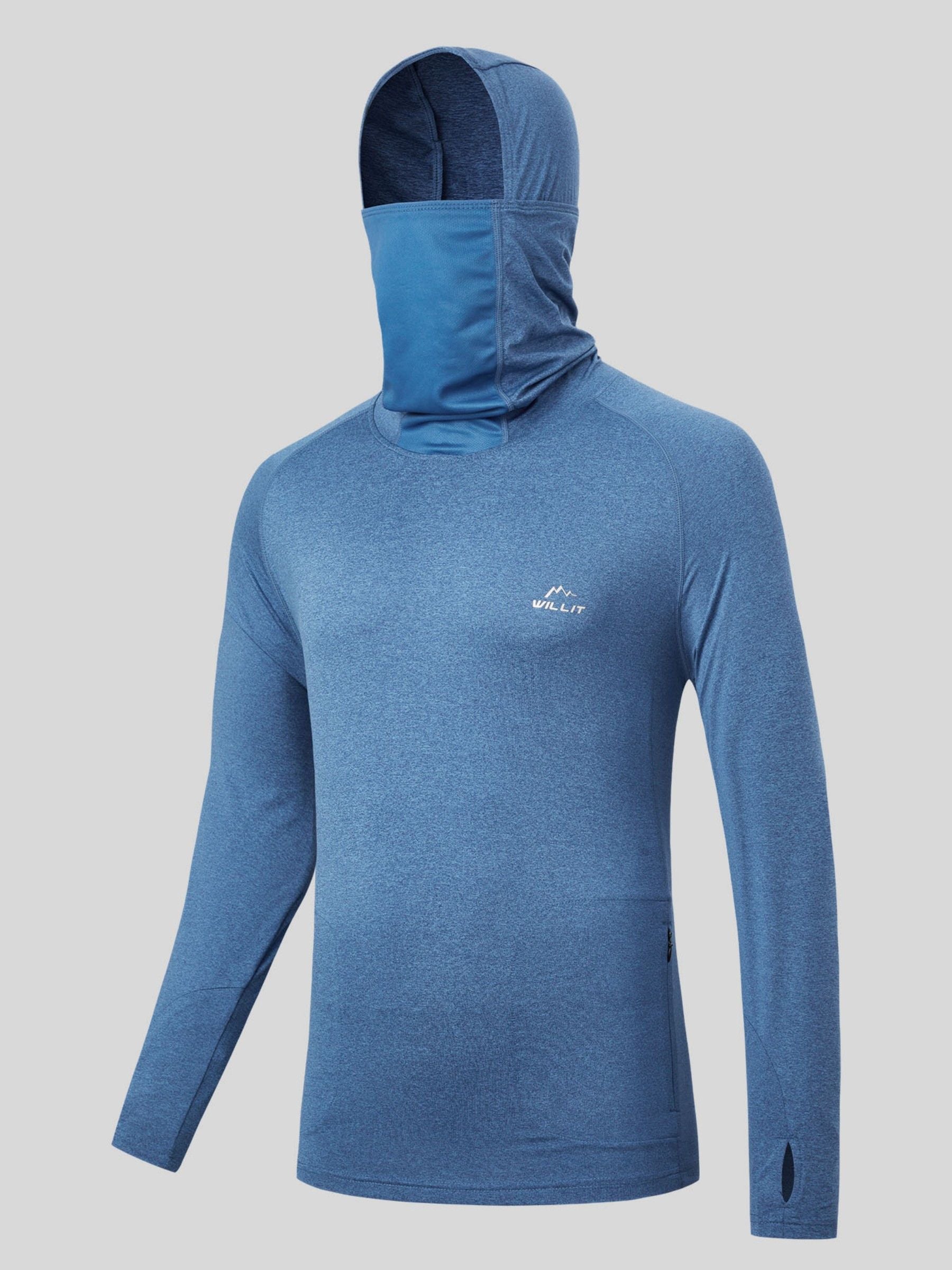 Men's Sun Protection Hoodie Shirts UPF 50+ - Image 32