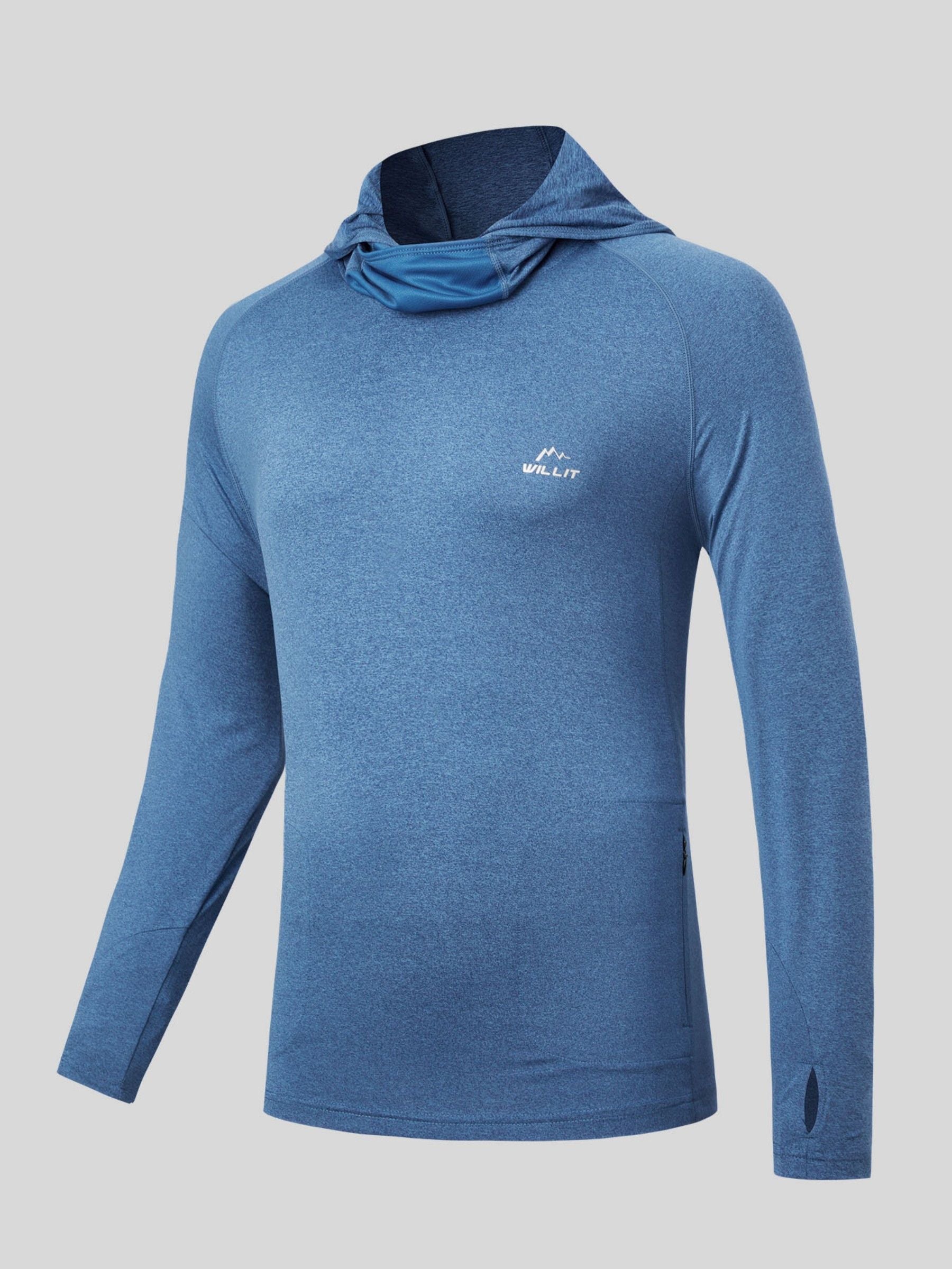 Men's Sun Protection Hoodie Shirts UPF 50+ - Image 31