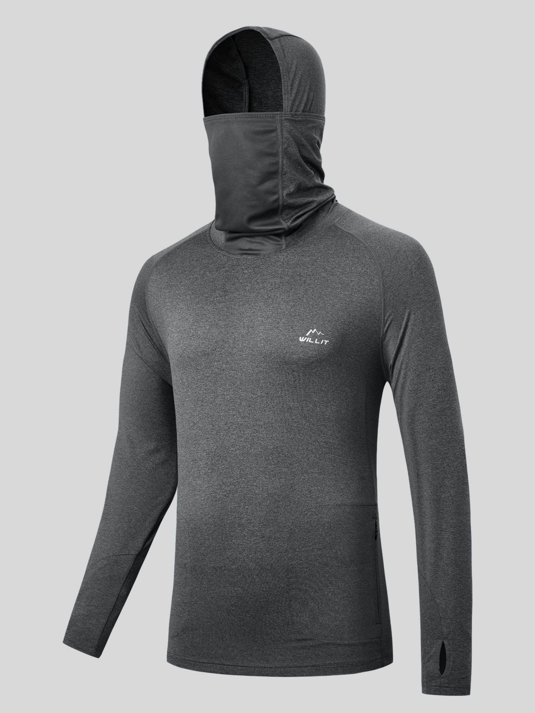 Men's Sun Protection Hoodie Shirts UPF 50+ - Image 35