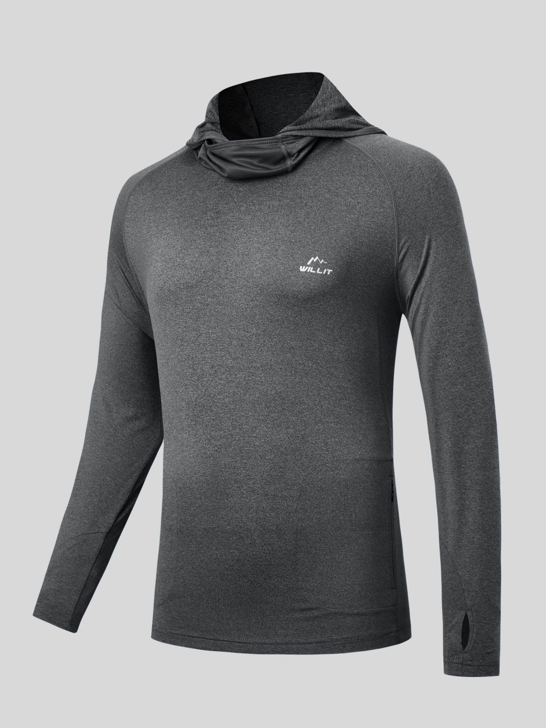 Men's Sun Protection Hoodie Shirts UPF 50+ - Image 34