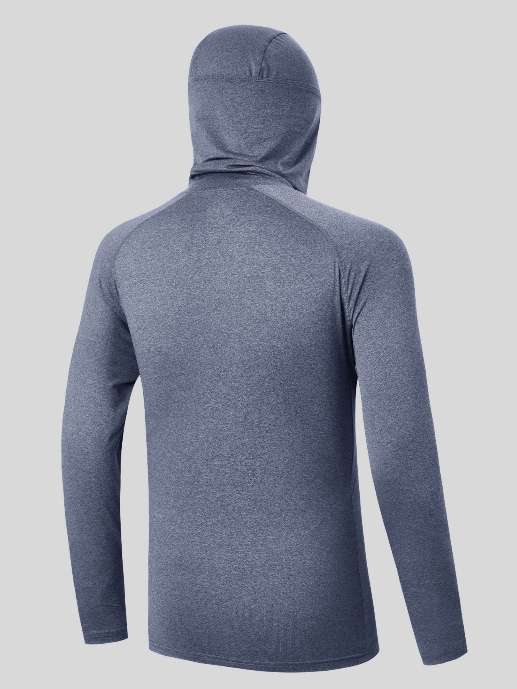 Men's Sun Protection Hoodie Shirts UPF 50+ - Image 39