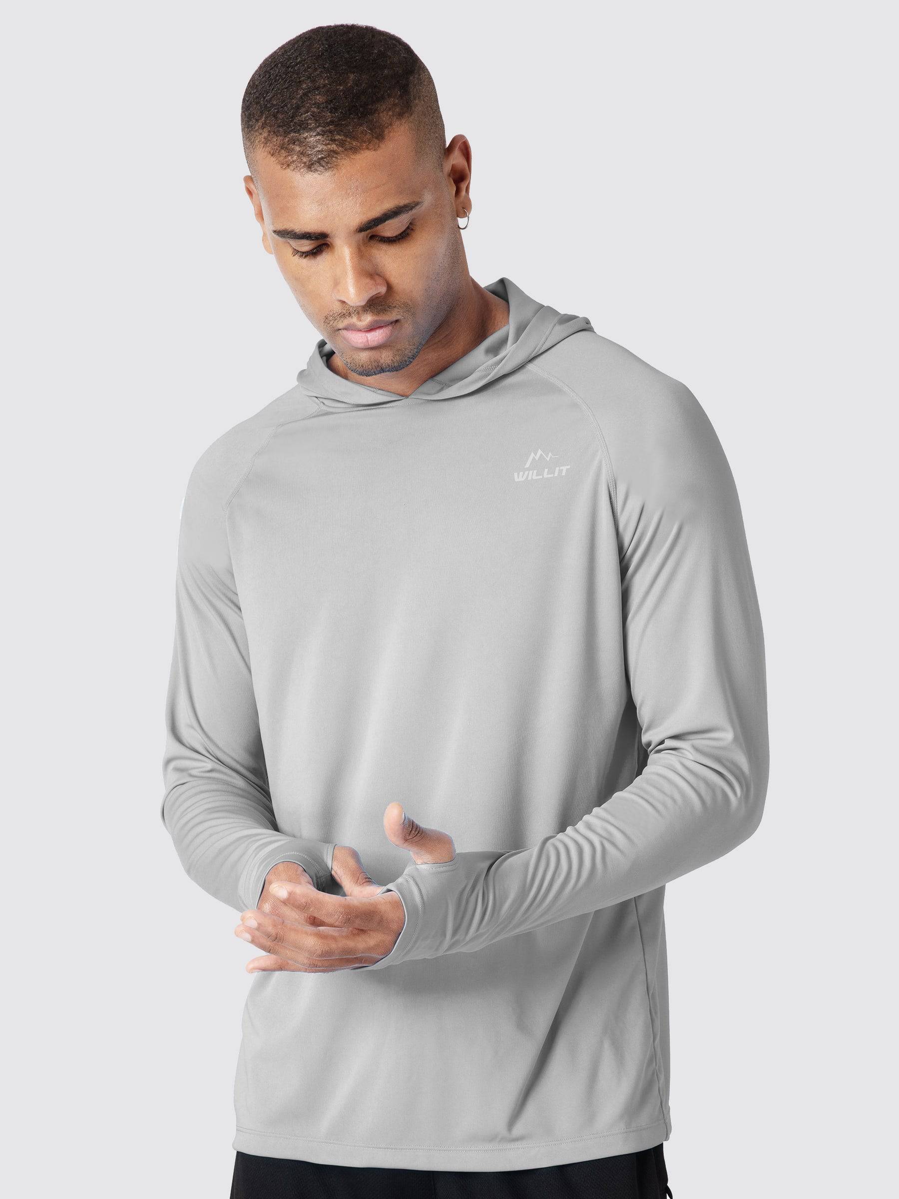 Men's Sun Protection Long Sleeve Shirts with Hood - Image 19