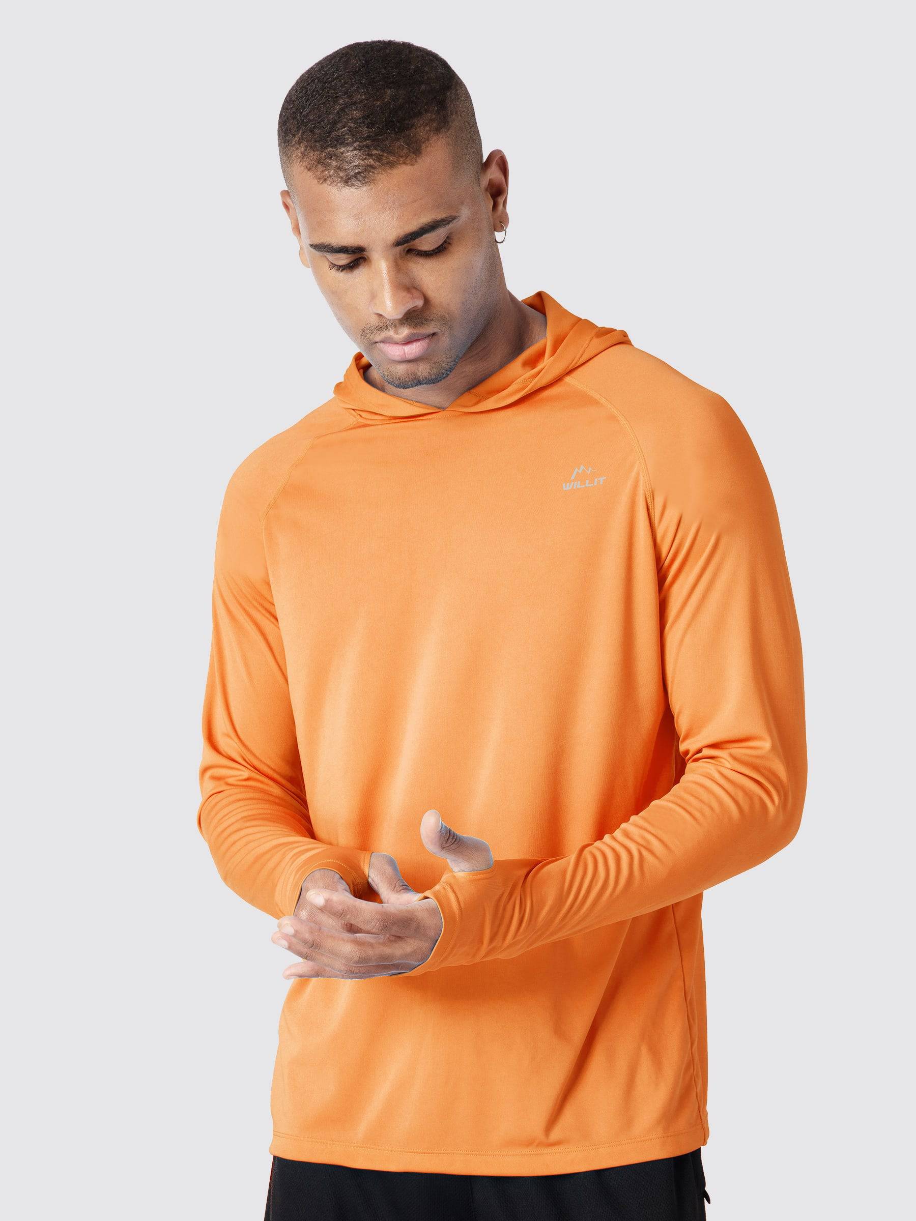 Men's Sun Protection Long Sleeve Shirts with Hood - Image 33