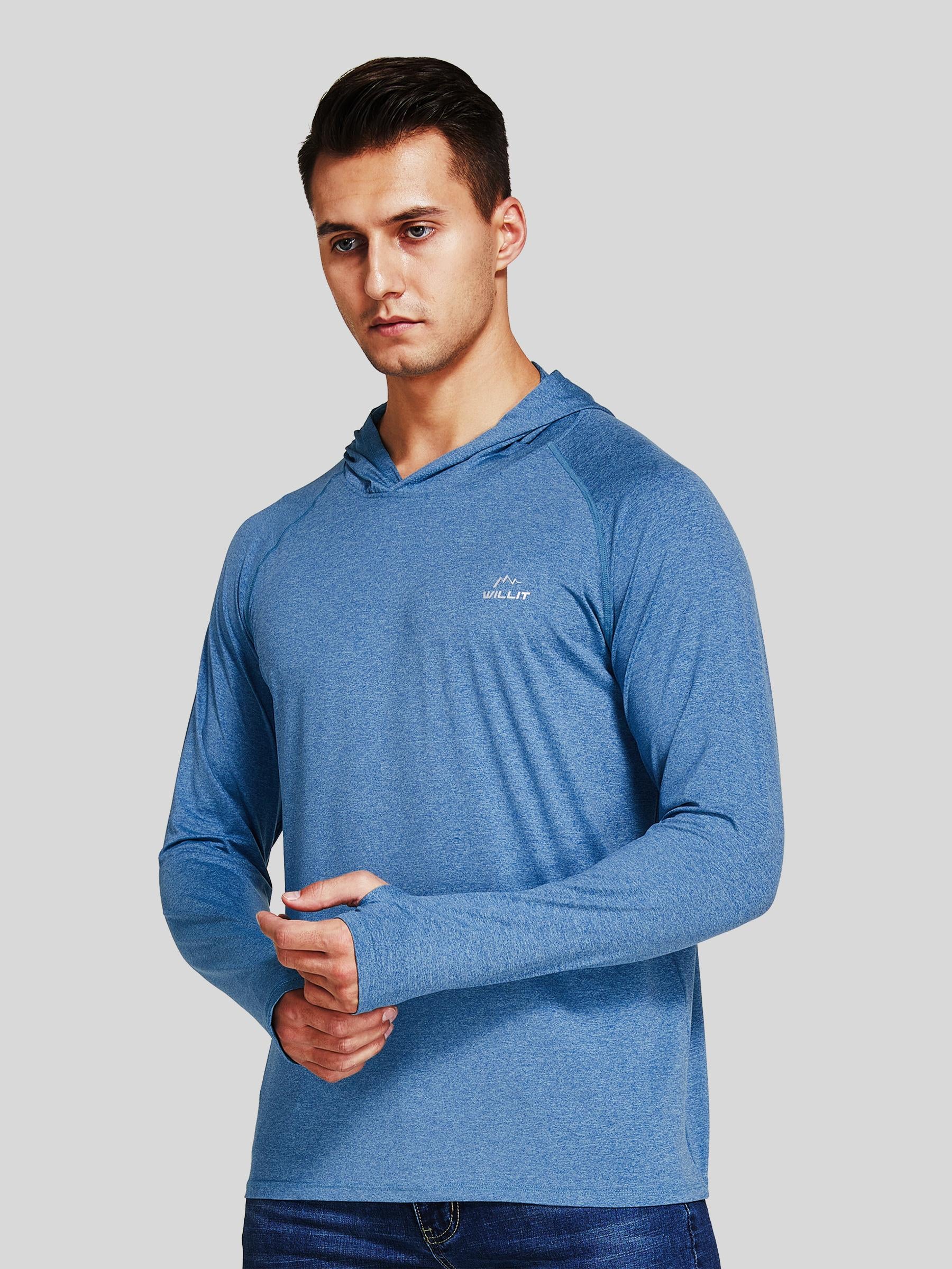 Men's Sun Protection Long Sleeve Hooded Shirts - Image 7