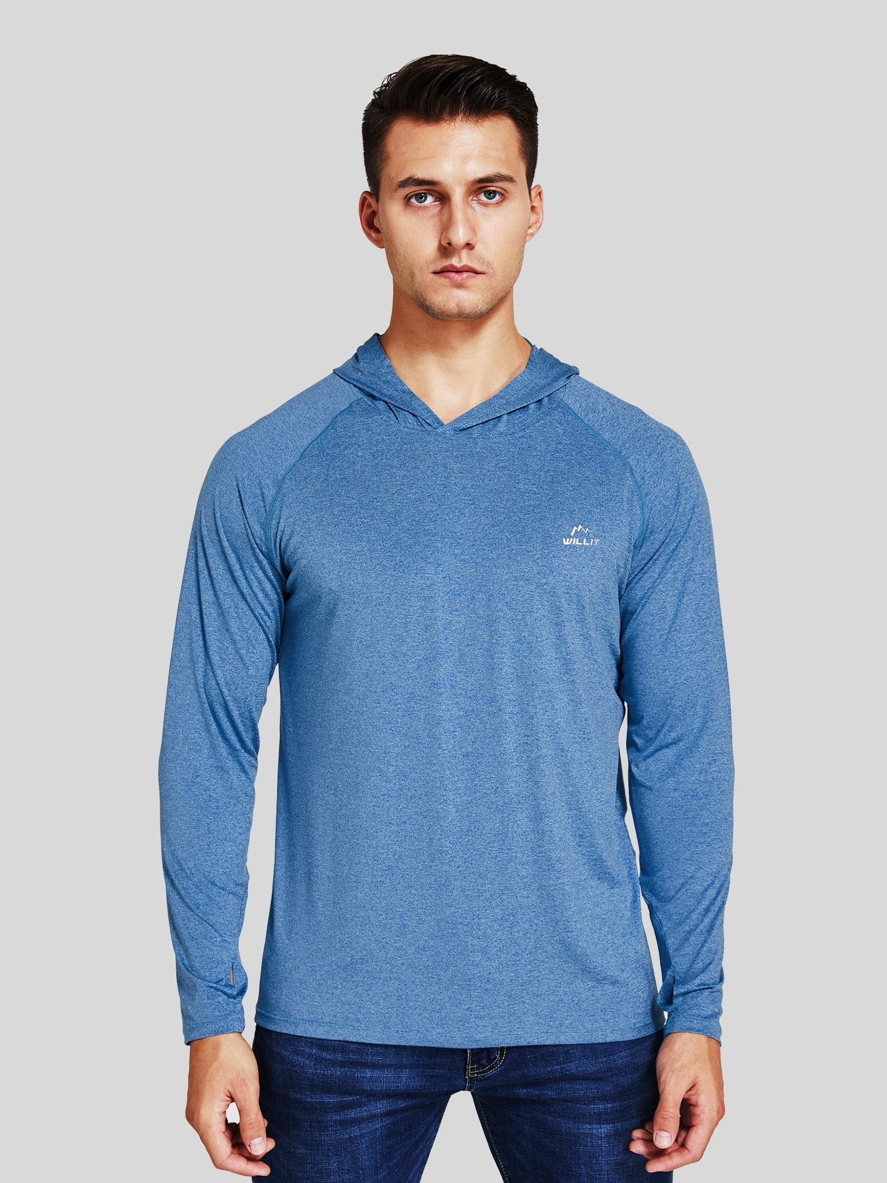 Men's Sun Protection Long Sleeve Hooded Shirts - Image 8
