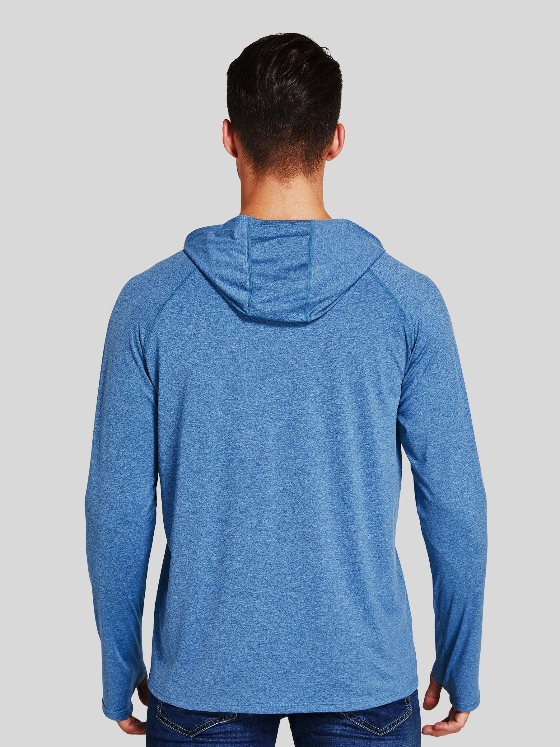 Men's Sun Protection Long Sleeve Hooded Shirts - Image 9