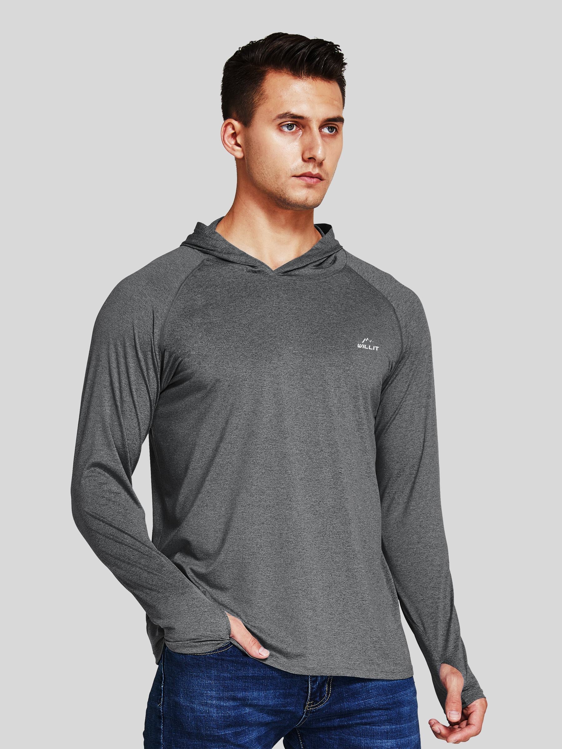 Men's Sun Protection Long Sleeve Hooded Shirts - Image 2