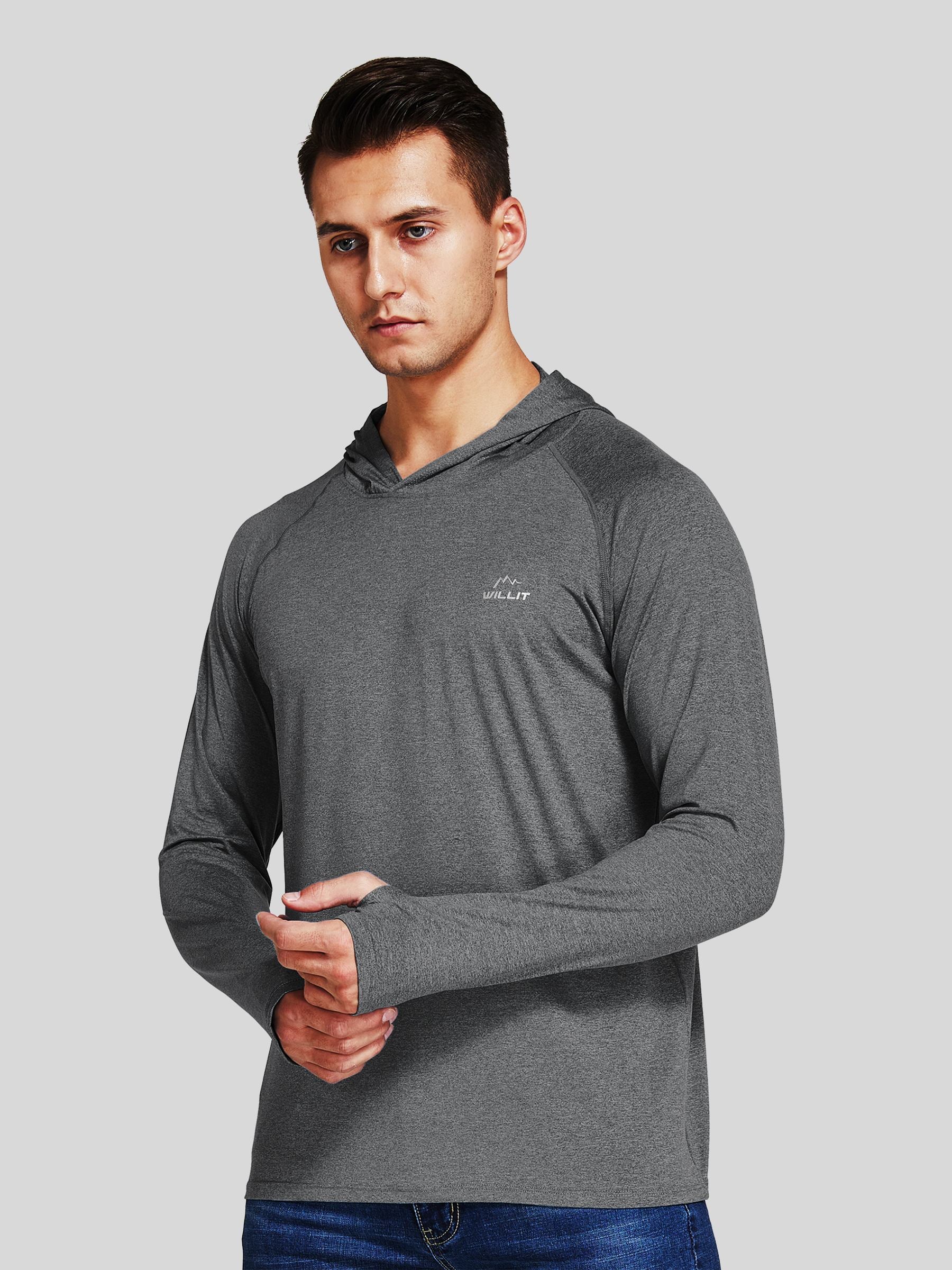 Men's Sun Protection Long Sleeve Hooded Shirts - Image 3