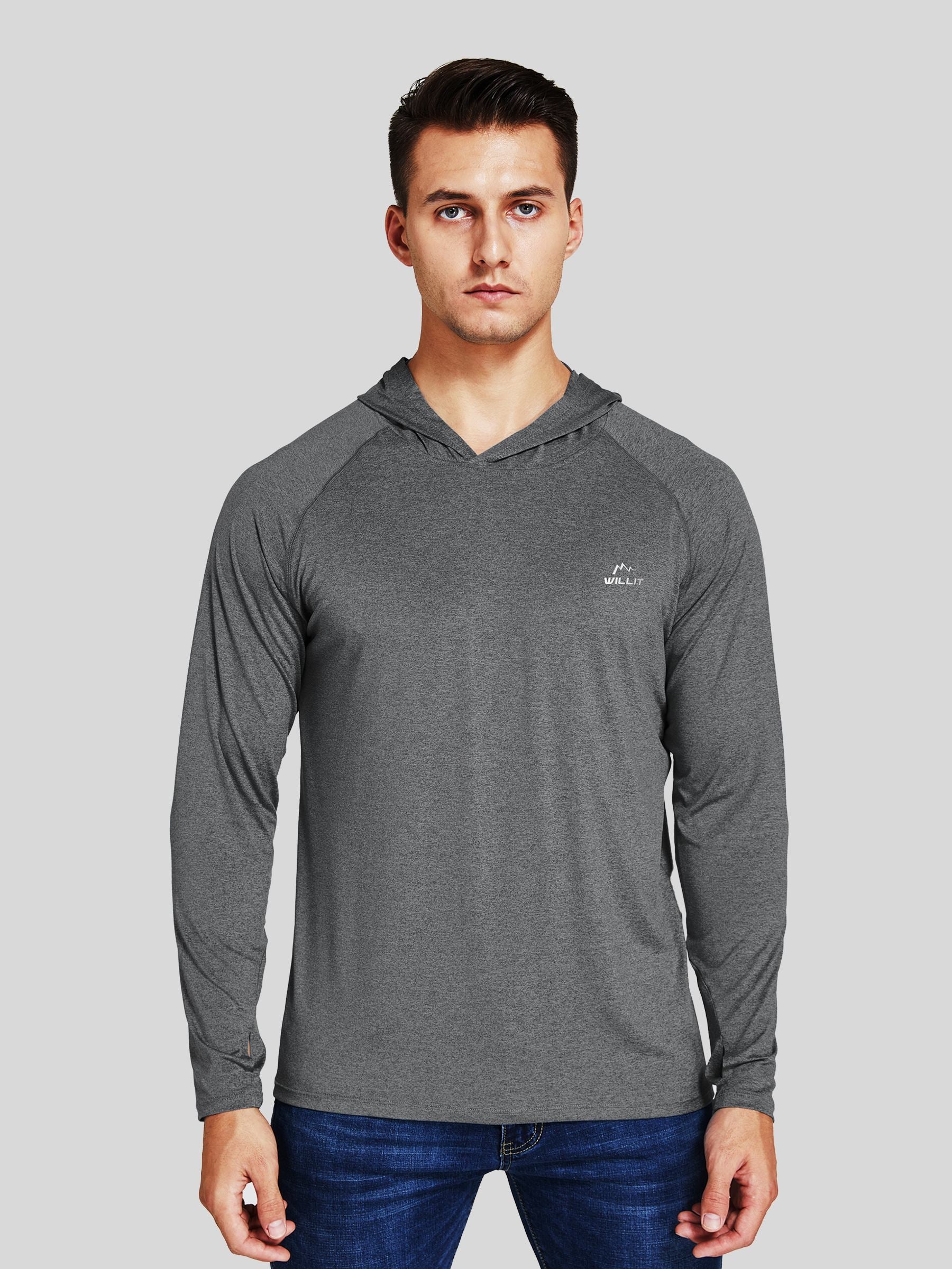 Men's Sun Protection Long Sleeve Hooded Shirts - Image 4