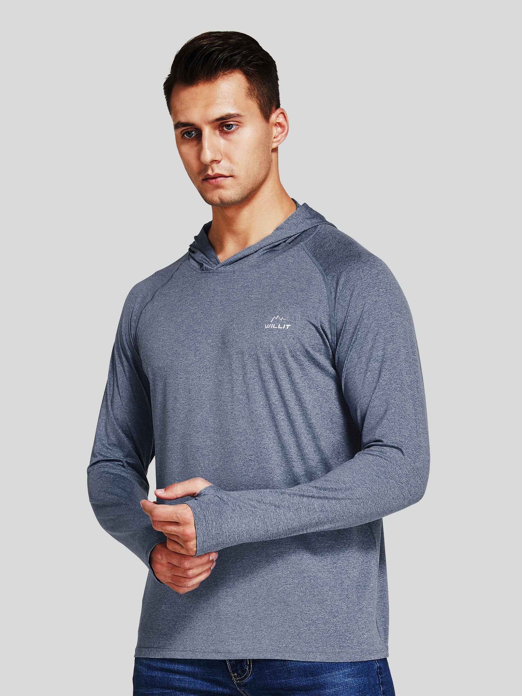 Men's Sun Protection Long Sleeve Hooded Shirts - Image 27