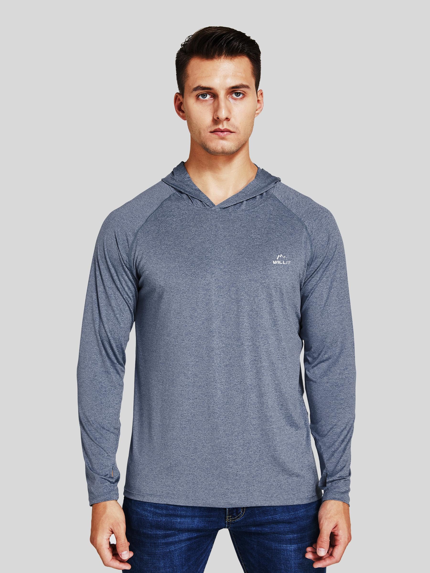 Men's Sun Protection Long Sleeve Hooded Shirts - Image 28