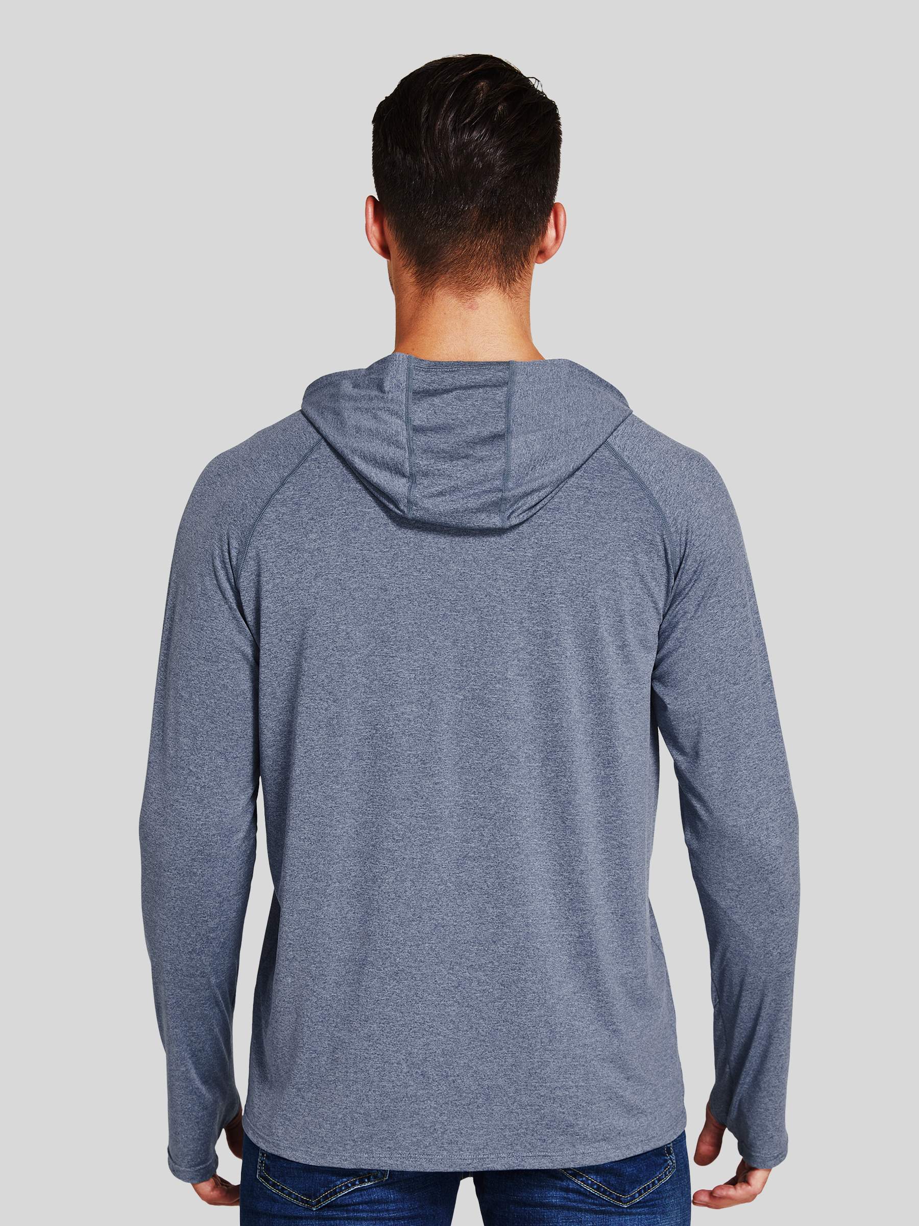 Men's Sun Protection Long Sleeve Hooded Shirts - Image 29