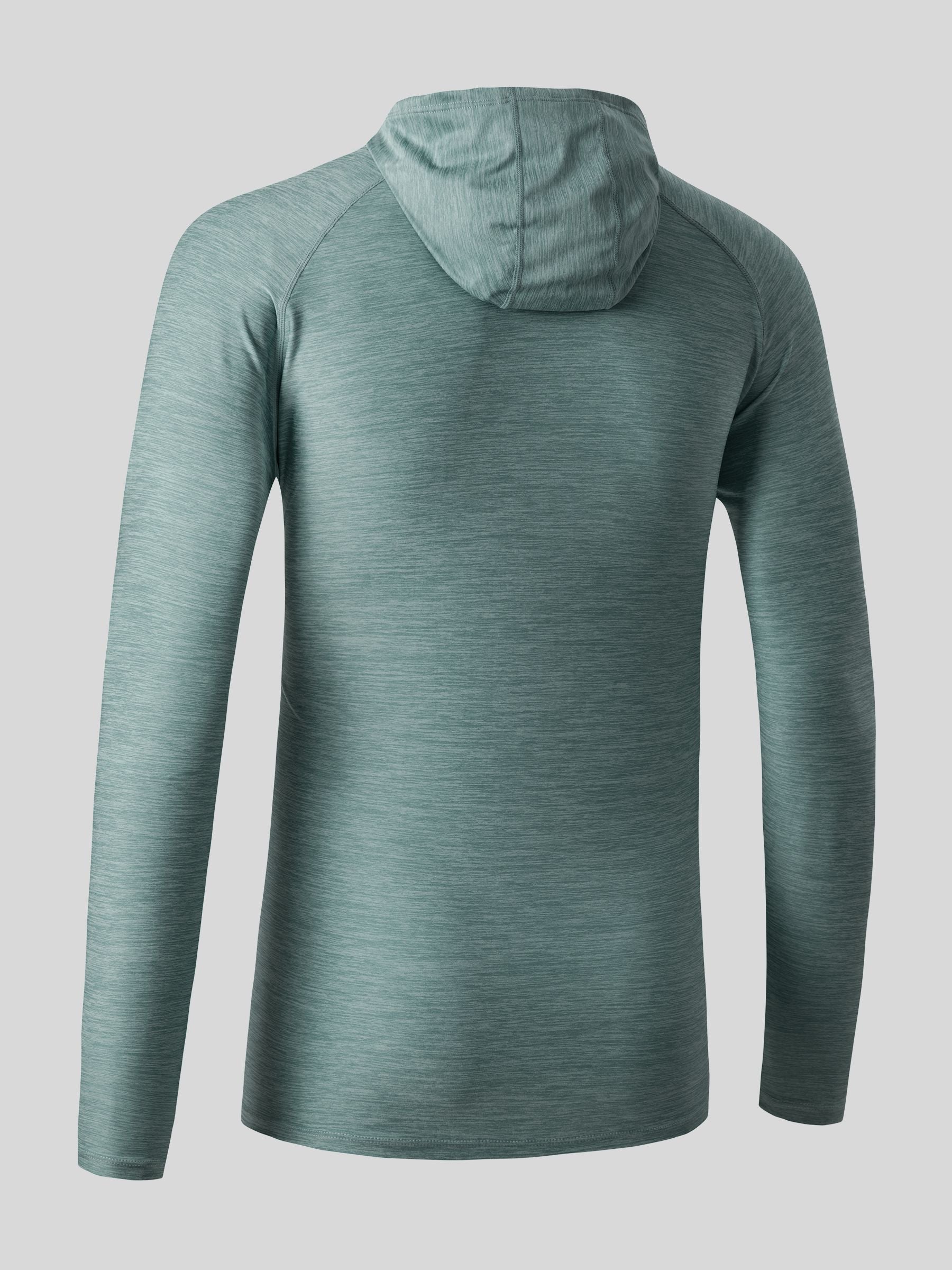 Men's Sun Protection Long Sleeve Hooded Shirts - Image 33