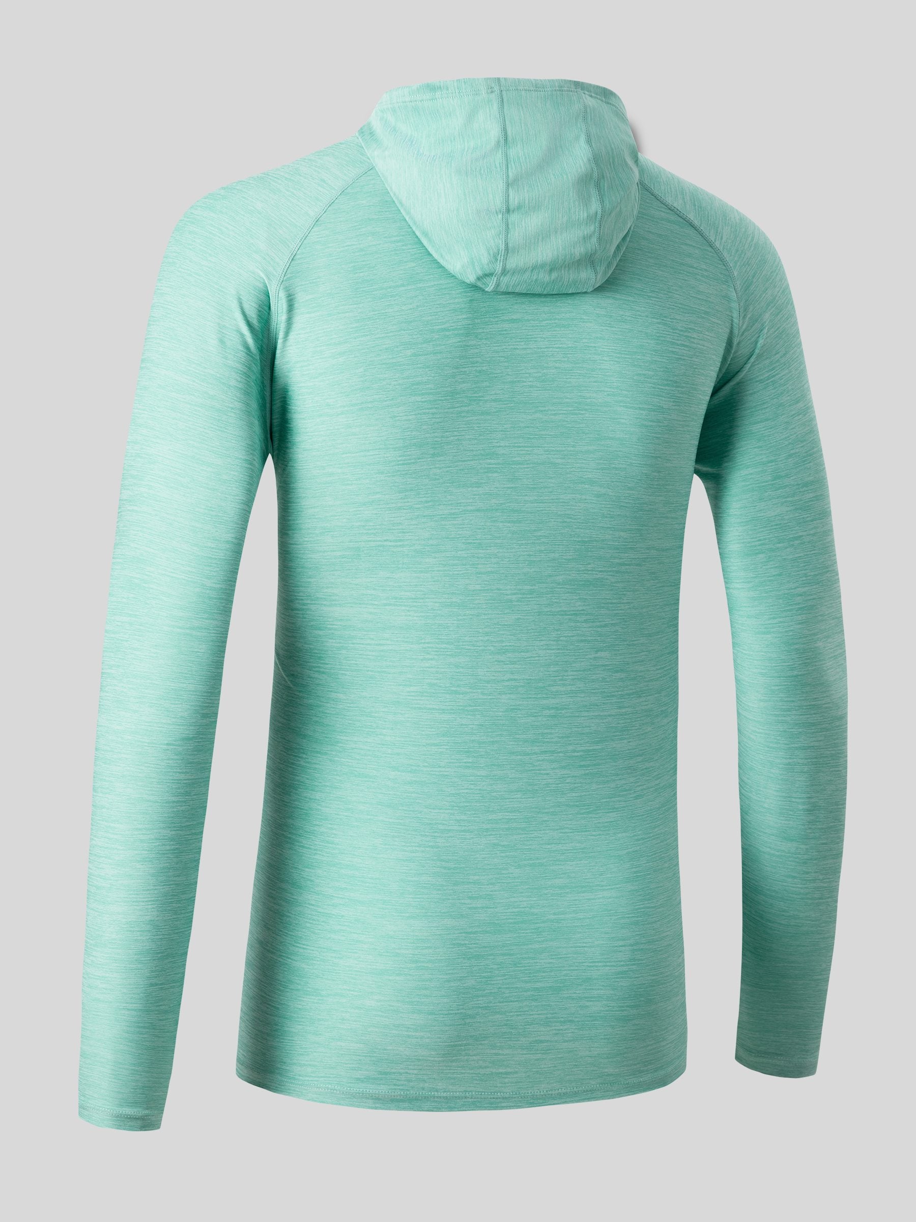 Men's Sun Protection Long Sleeve Hooded Shirts - Image 11
