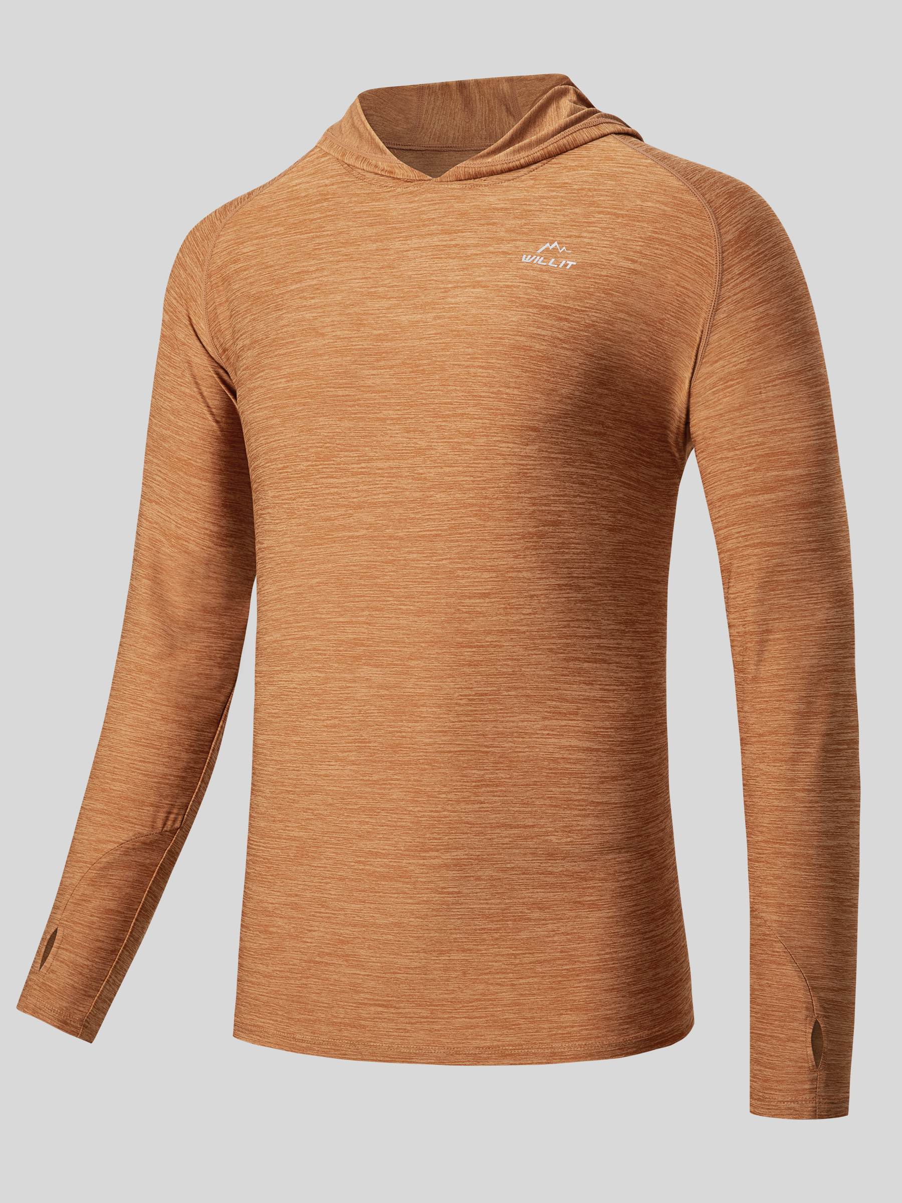 Men's Sun Protection Long Sleeve Hooded Shirts - Image 30